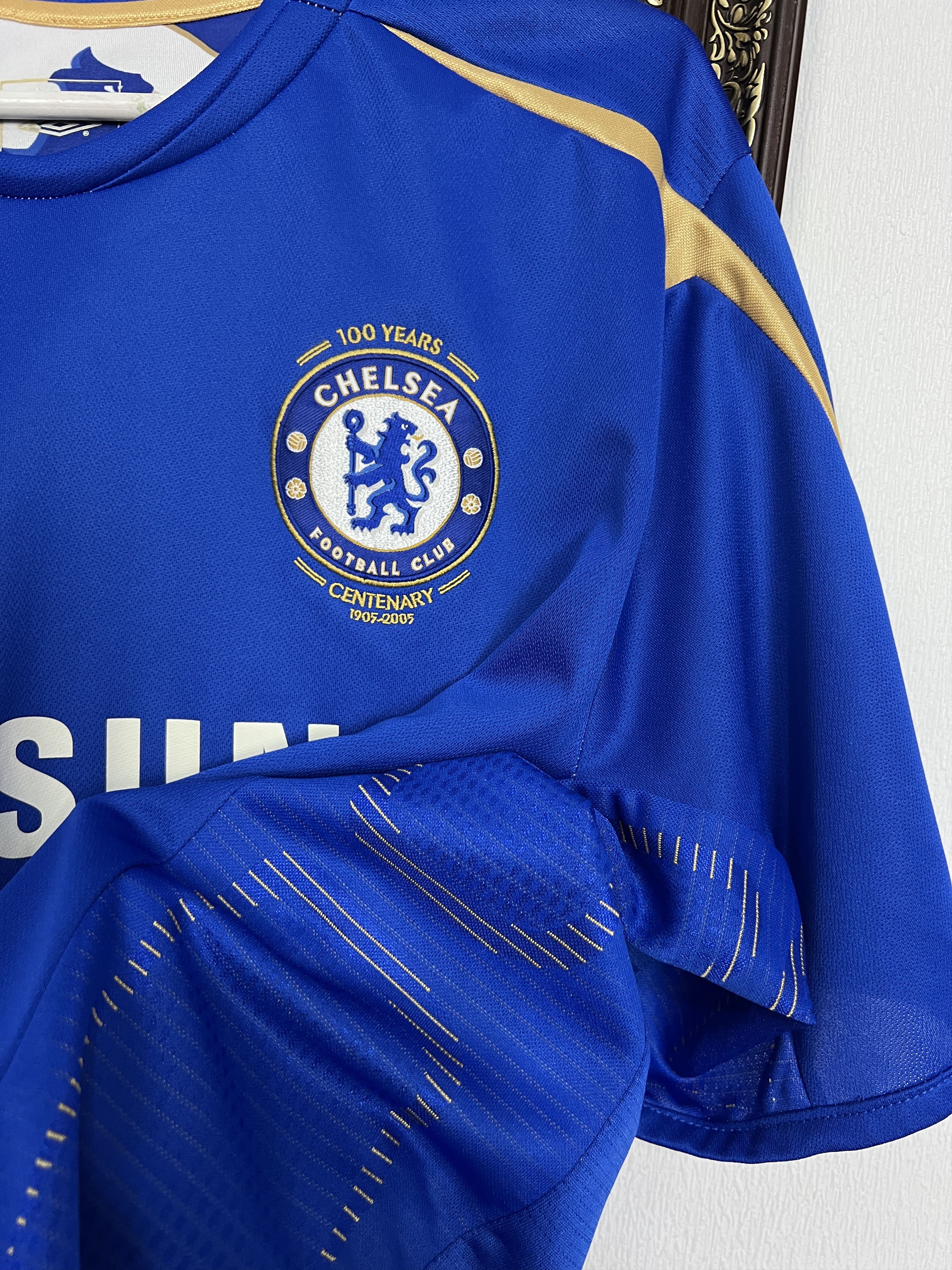 Umbro Chelsea Home football shirt 2005 Soccer Umbro Jersey Trikot Size US L / EU 52-54 / 3 - 5 Thumbnail