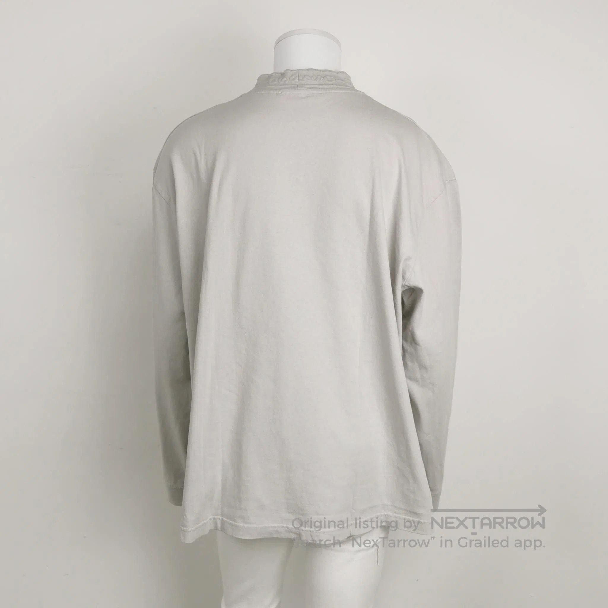 Vintage Stella McCartney Gray Cotton Letter Print Long-Sleeve T-Shi Size US M / EU 48-50 / 2 - 1 Thumbnail
