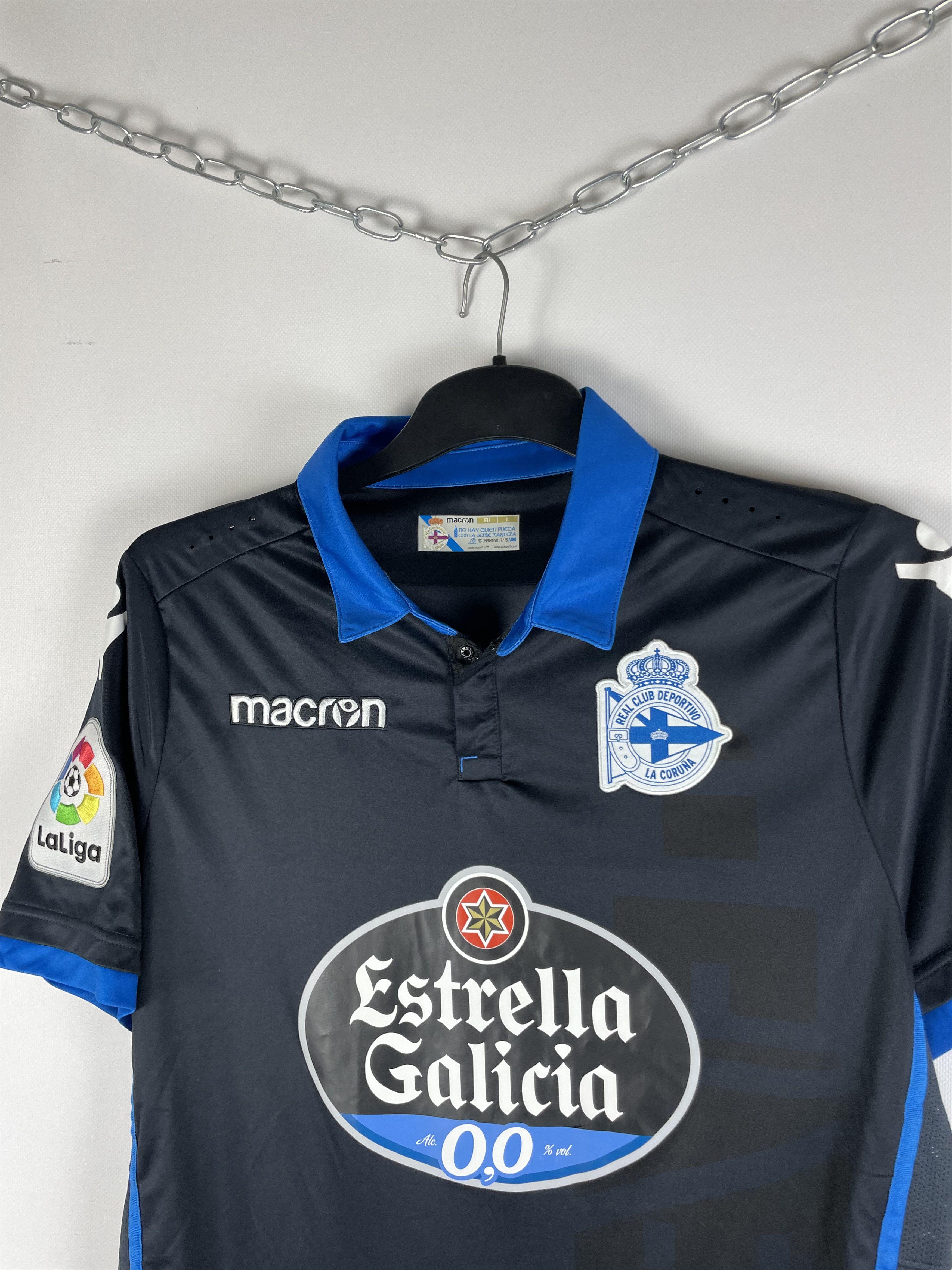Macron Macron Real Deportivo La Coruna Jersey Shirt 24 Schar Size US M / EU 48-50 / 2 - 3 Thumbnail