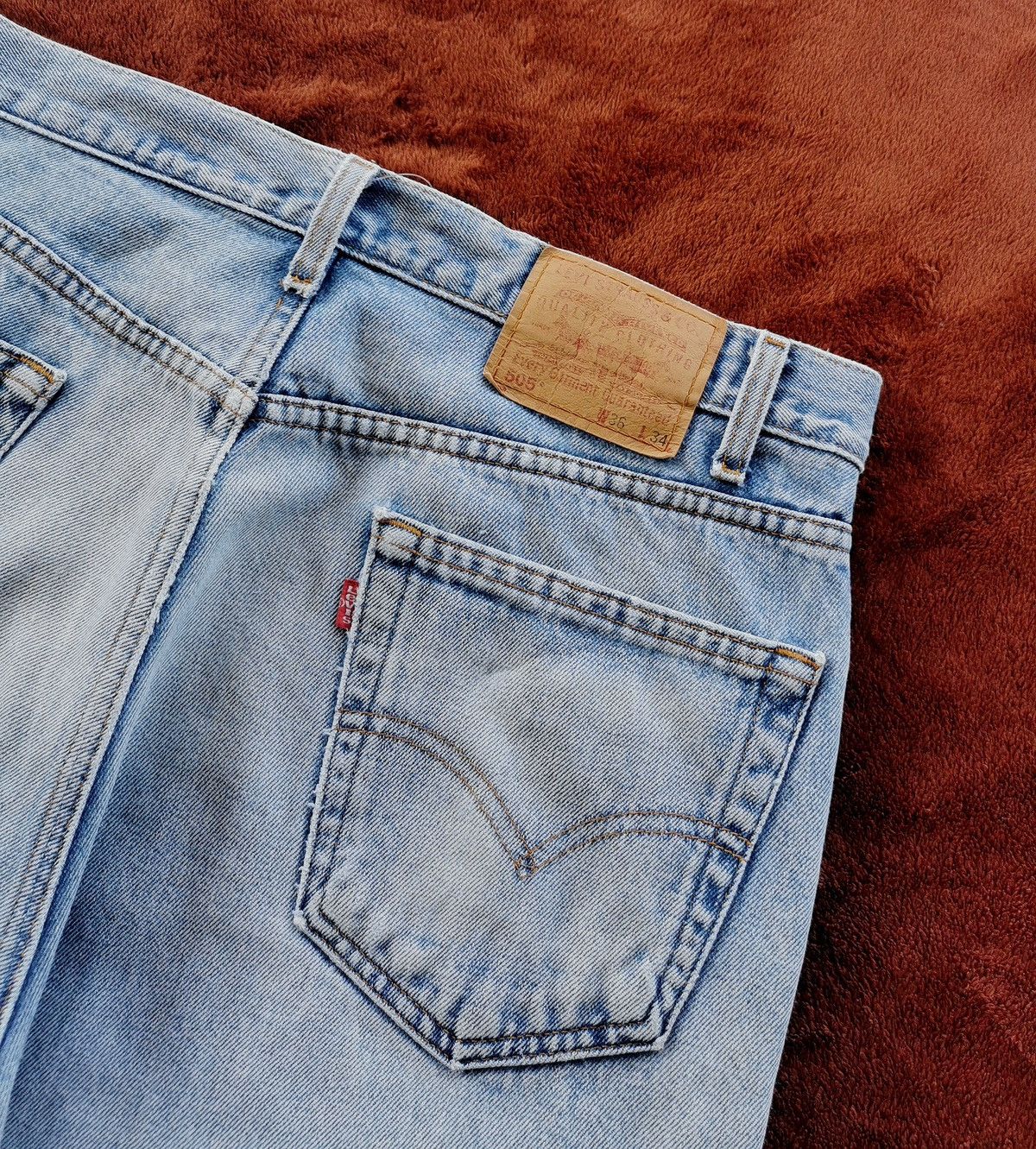 image of Levis 505 Vintage in Light Blue, Men's (Size 35)