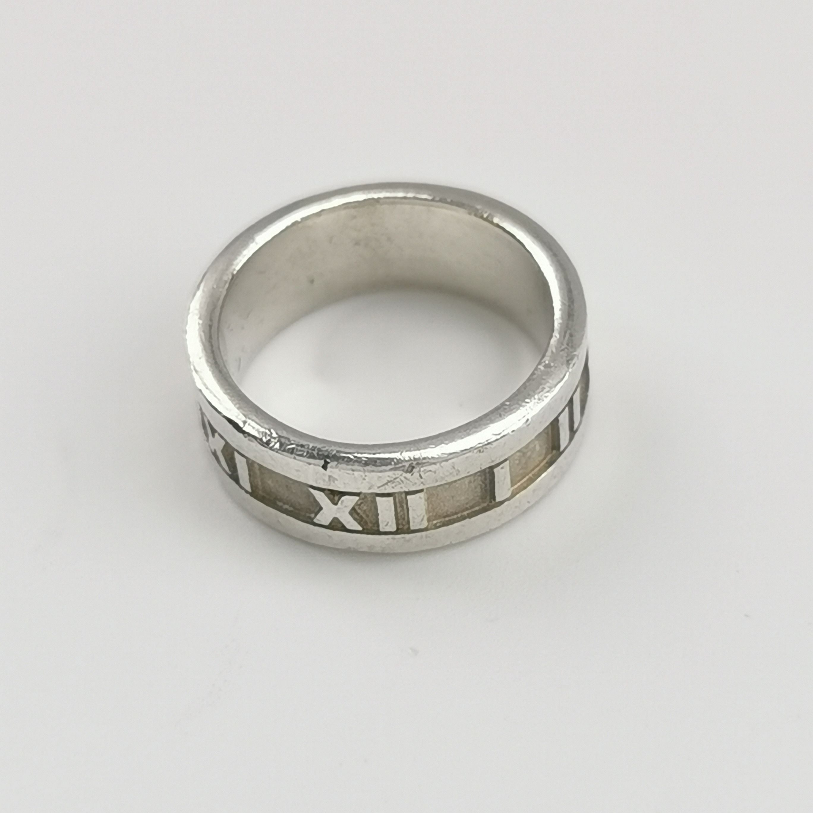Tiffany & Co. Tiffany & Co. Atlas S925 Roman numeral ring size 11 -z2505 Size ONE SIZE - 6 Thumbnail