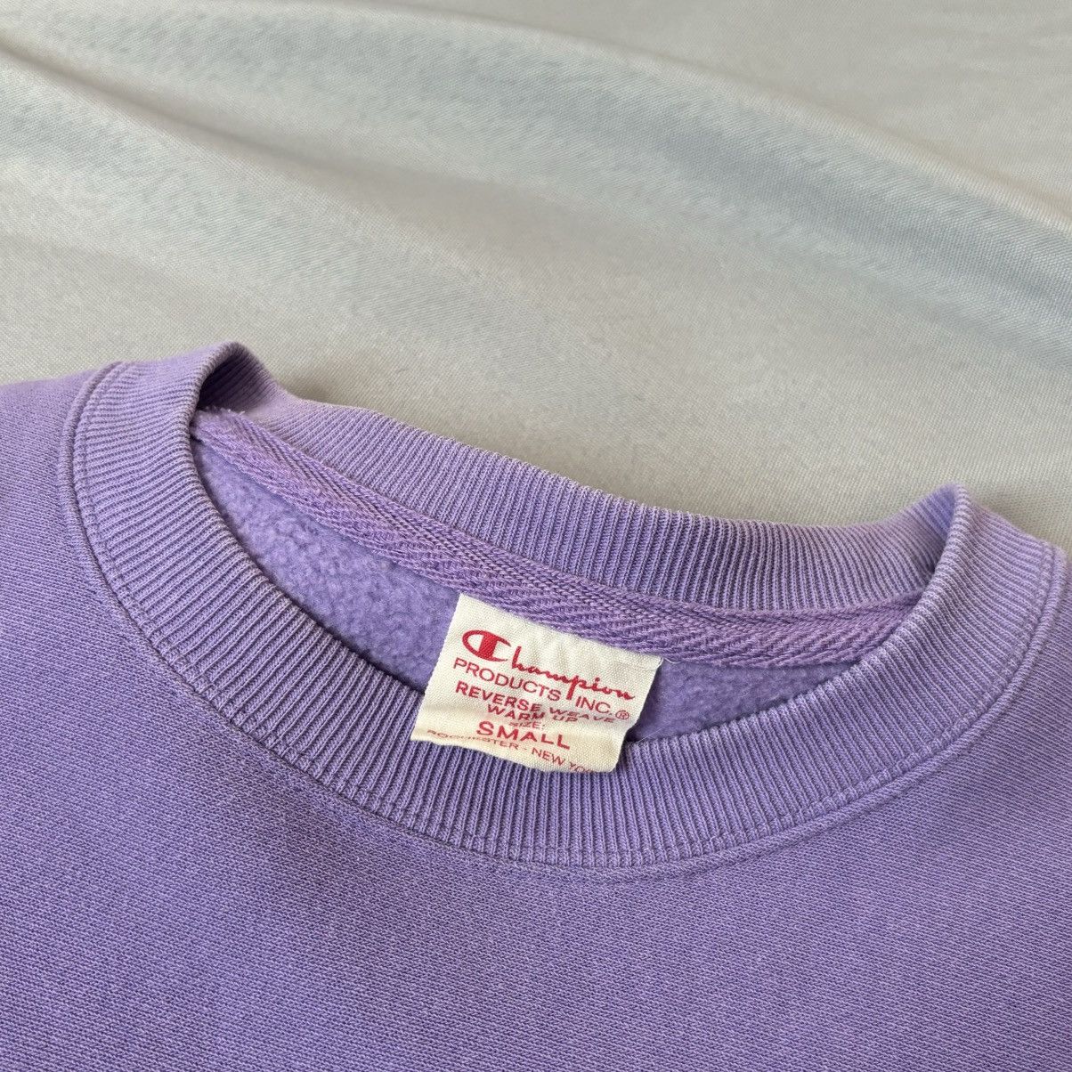 Champion Champion vintage sweatshirt small purple rare Size US S / EU 44-46 / 1 - 3 Thumbnail