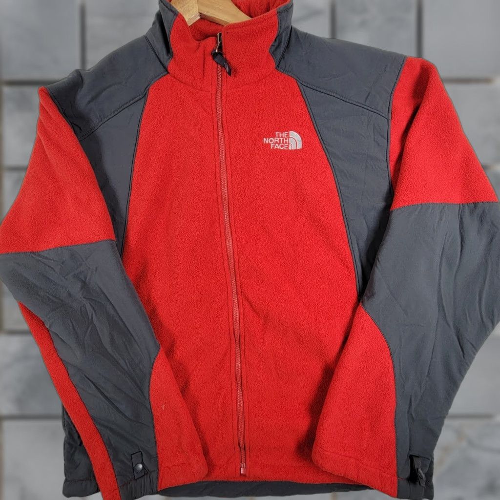 The North Face VINTAGE The North Face Men’s M Khumbu Full Zip Fleece Sweater Jacket Grey Red Shirt/Coat? Size US M / EU 48-50 / 2 - 1 Thumbnail