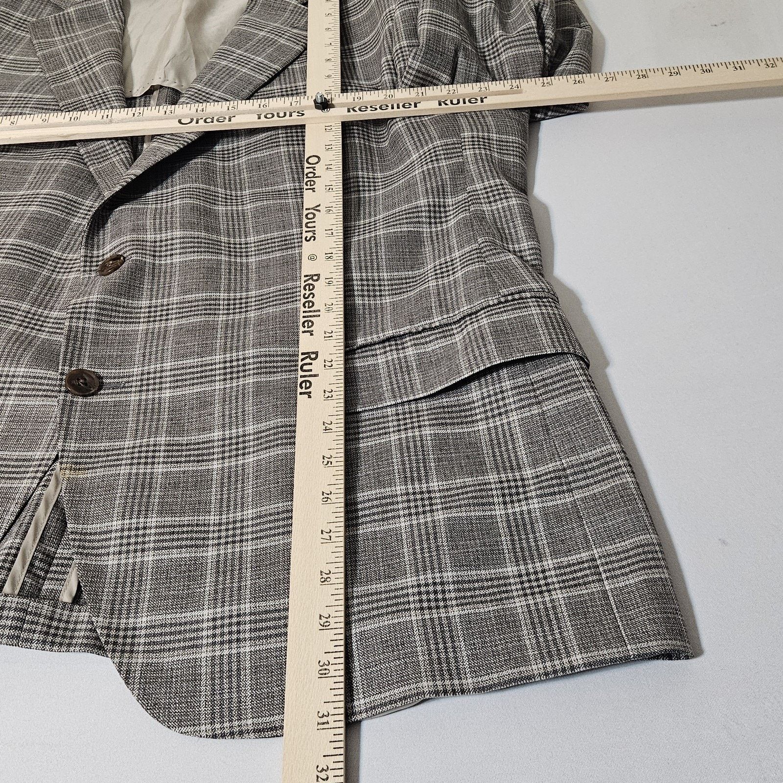Peter Millar Peter Millar Sport Coat Mens 48R Plaid Wool Modern Blazer Size US M / EU 48-50 / 2 - 5 Thumbnail