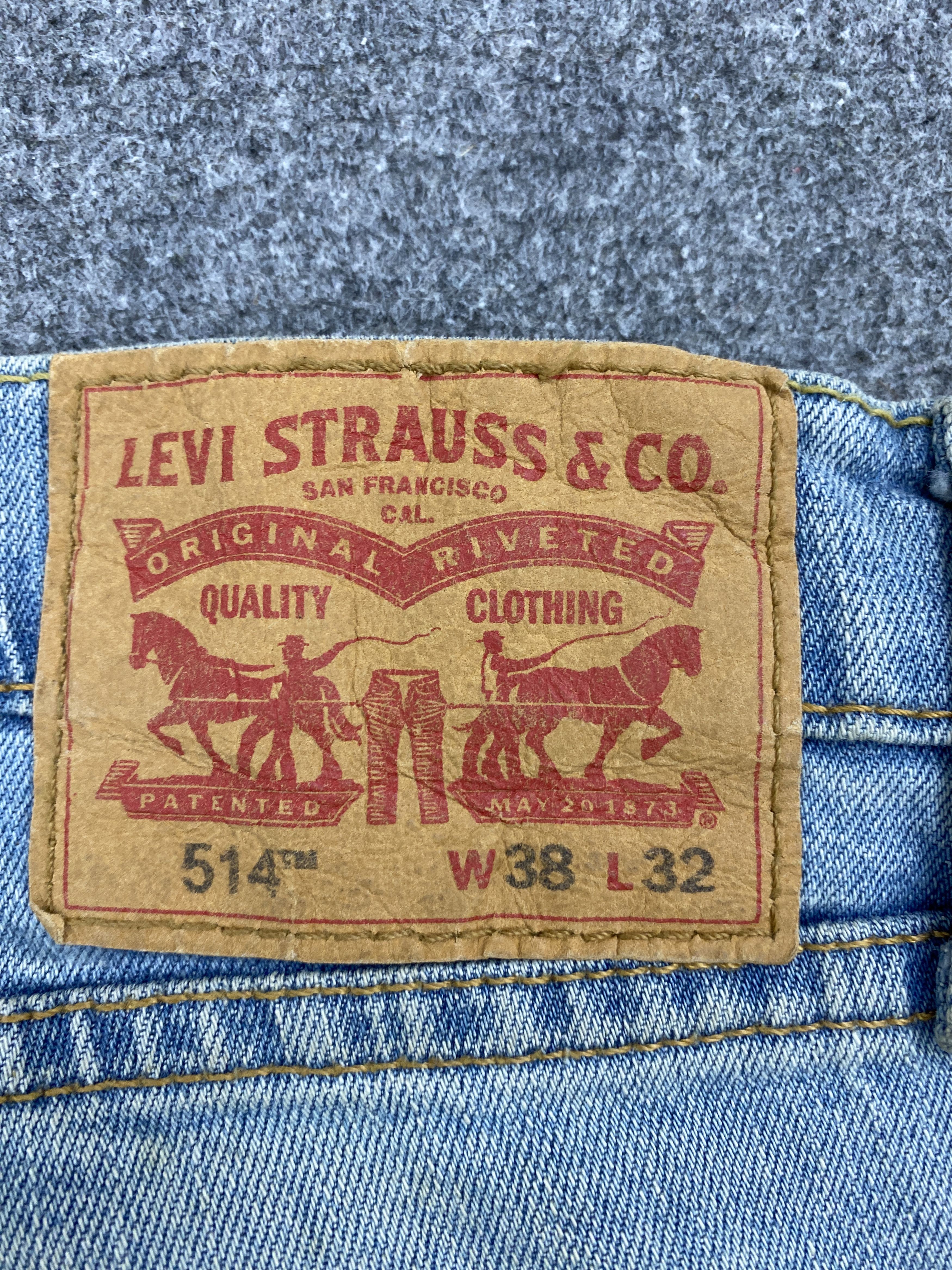 Levi's × Vintage Faded Blue Vintage Levis 514 Jeans Size US 37 - 5 Thumbnail