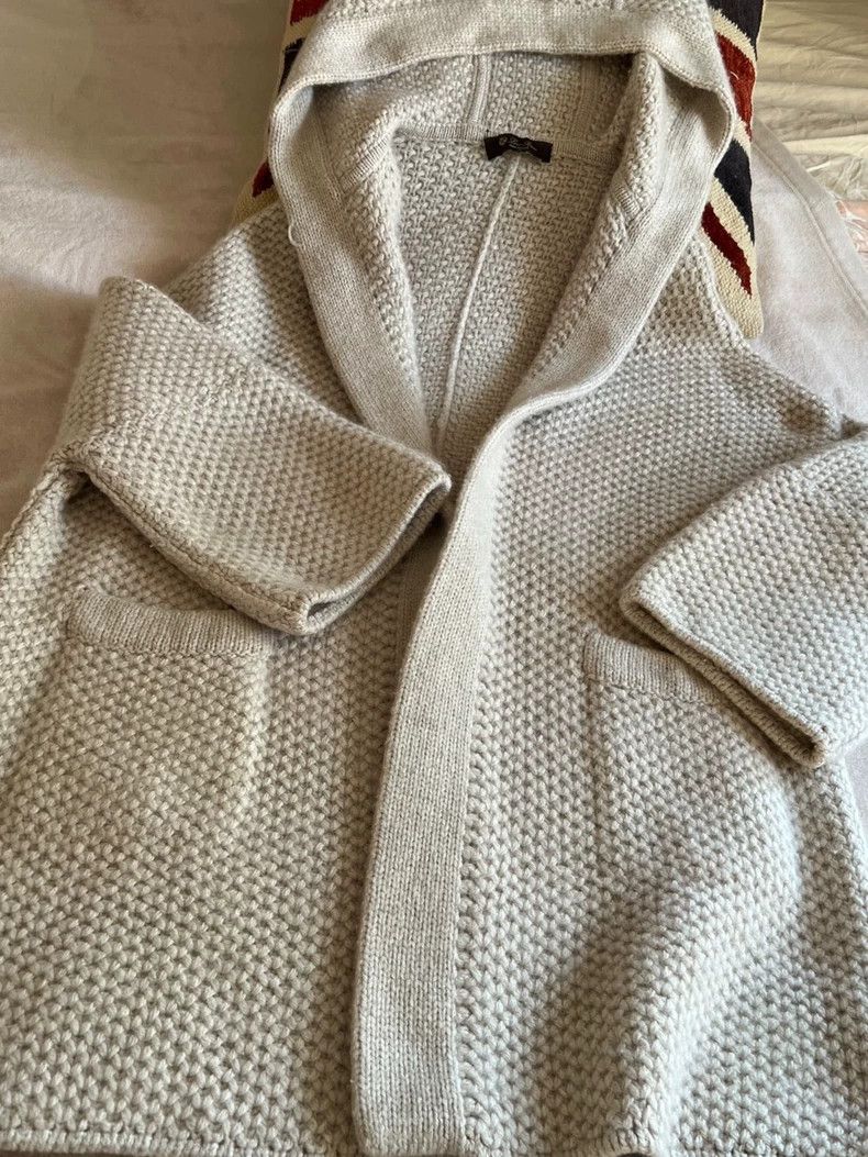 Loro Piana LORO PIANA Cashmere knit overcoat Size S / US 4 / IT 40 - 2 Thumbnail