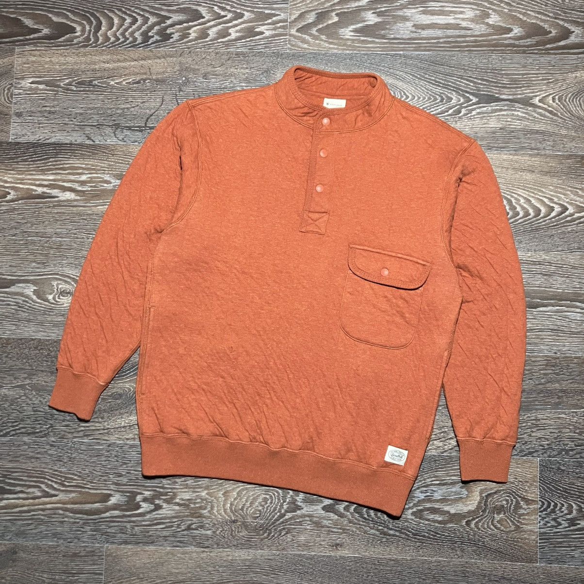 Snow Peak SNOW PEAK Natural Warm Stretch Pullover 1/3 Button Up Orange Size US S / EU 44-46 / 1 - 1 Thumbnail