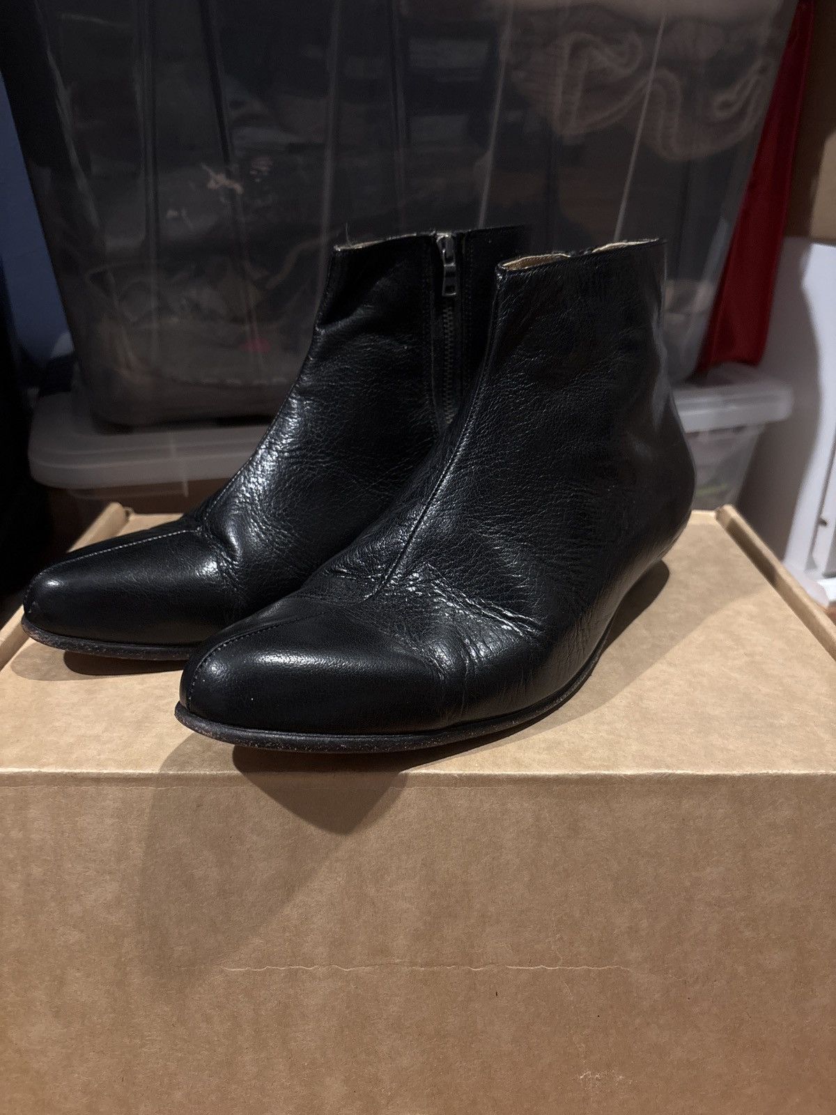 Other Esquivel black leather boot size 10 w made in La Size US 8.5 / EU 41-42 - 1 Thumbnail