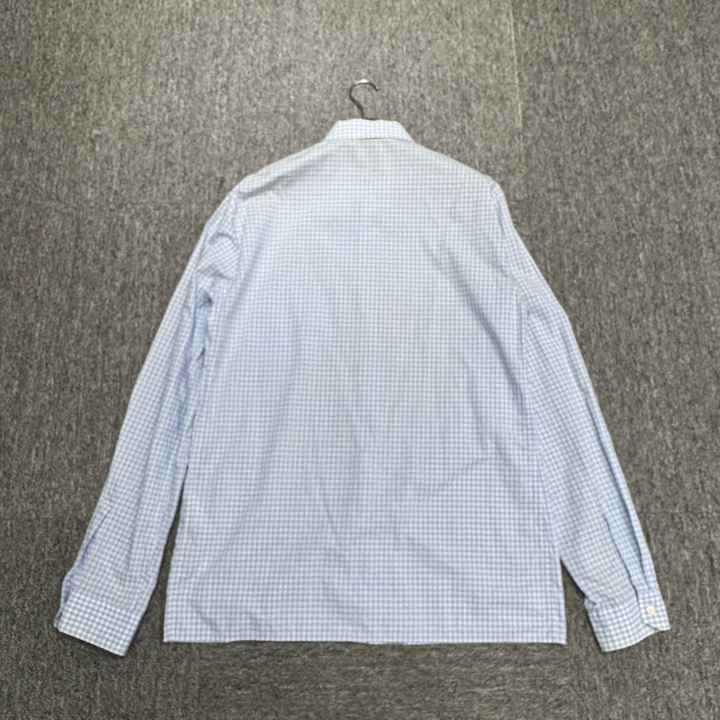 Prada Prada Blue and White Plaid Shirt 41 Size US L / EU 52-54 / 3 - 5 Thumbnail