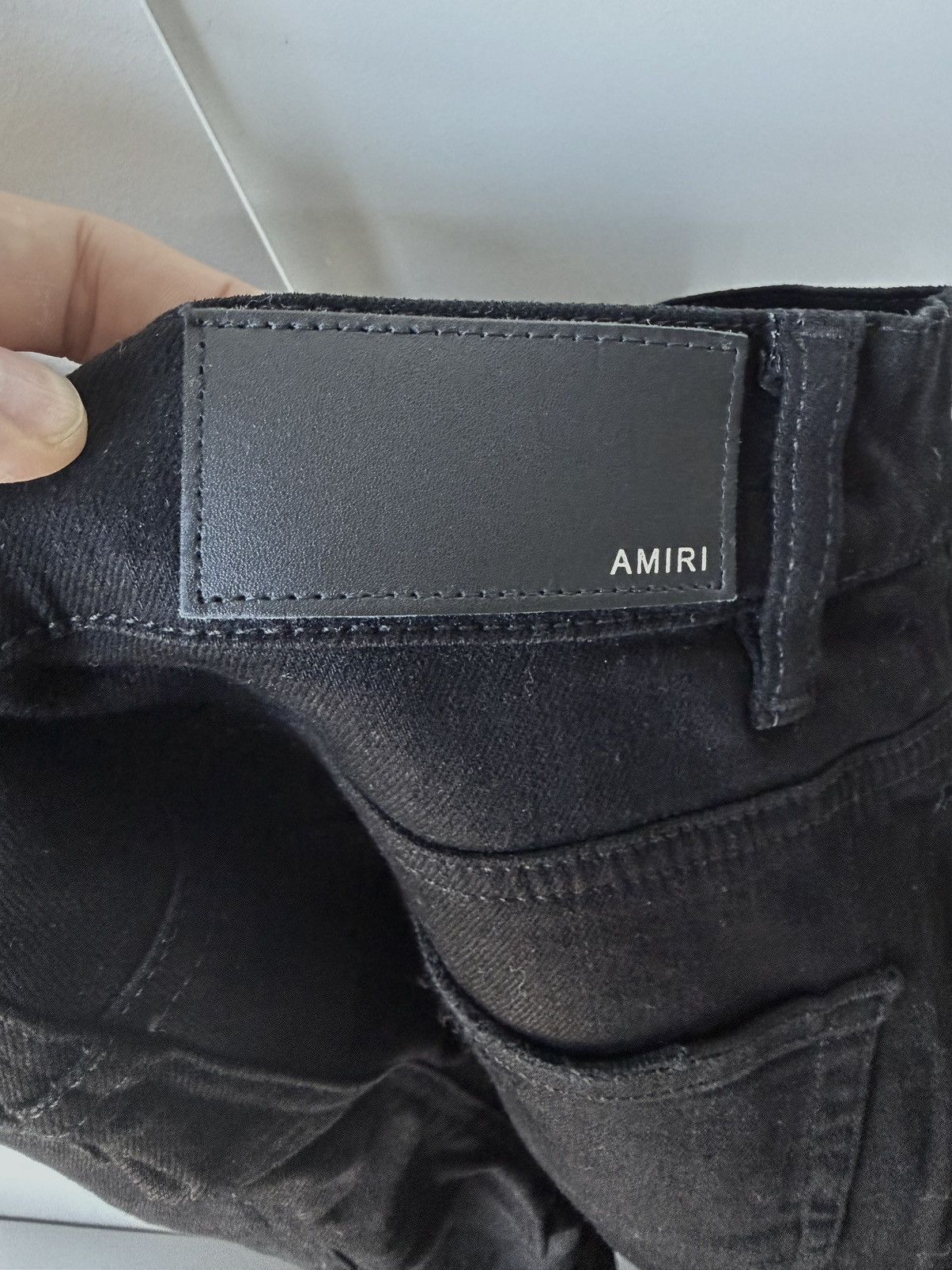 Amiri Unaltered LN Amiri Black Thrasher Jeans Size US 31 - 8 Thumbnail