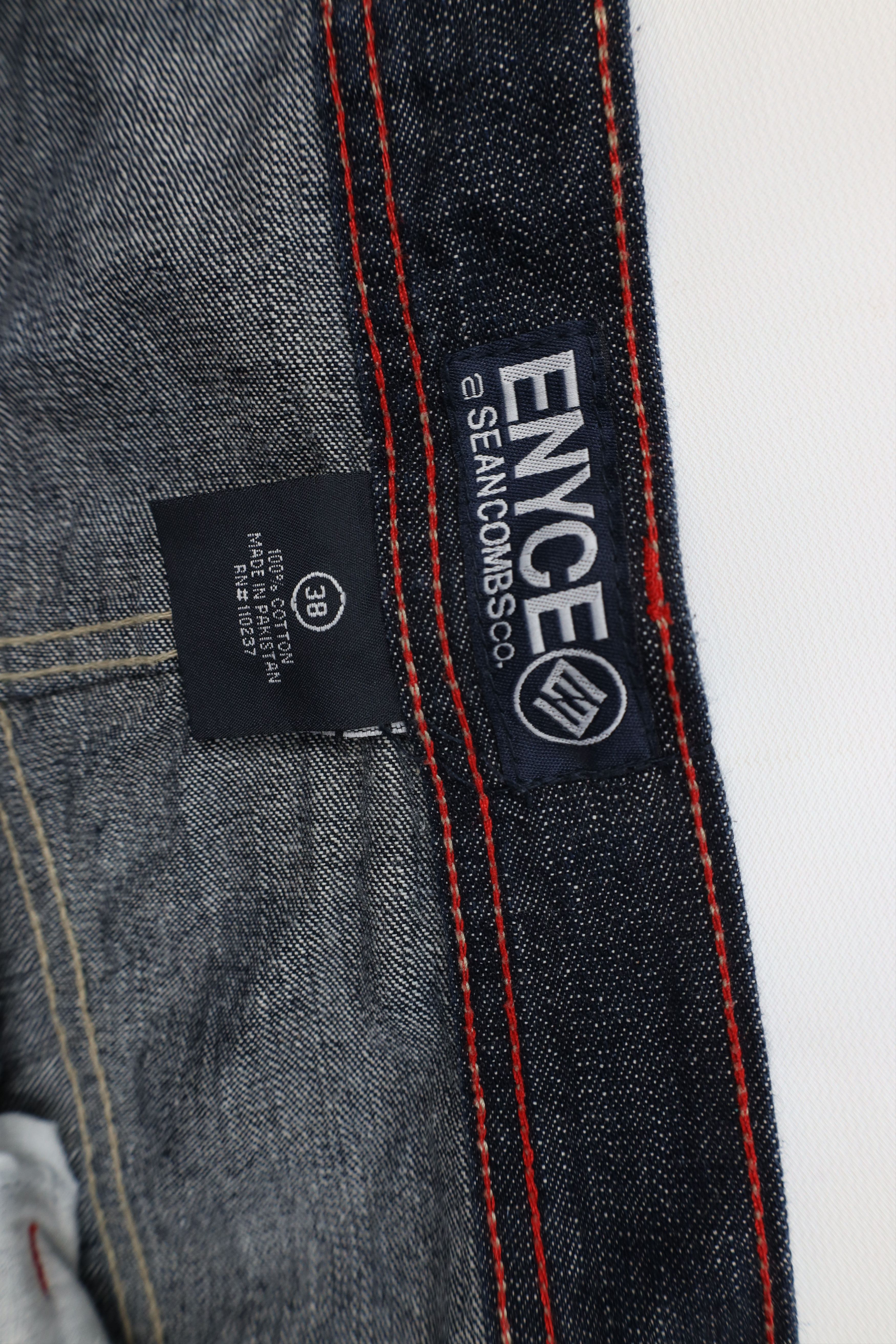Vintage Vintage 90s Y2K Enyce Sean Combs Baggy Wide Leg Denim Jeans Size US 38 / EU 54 - 8 Thumbnail