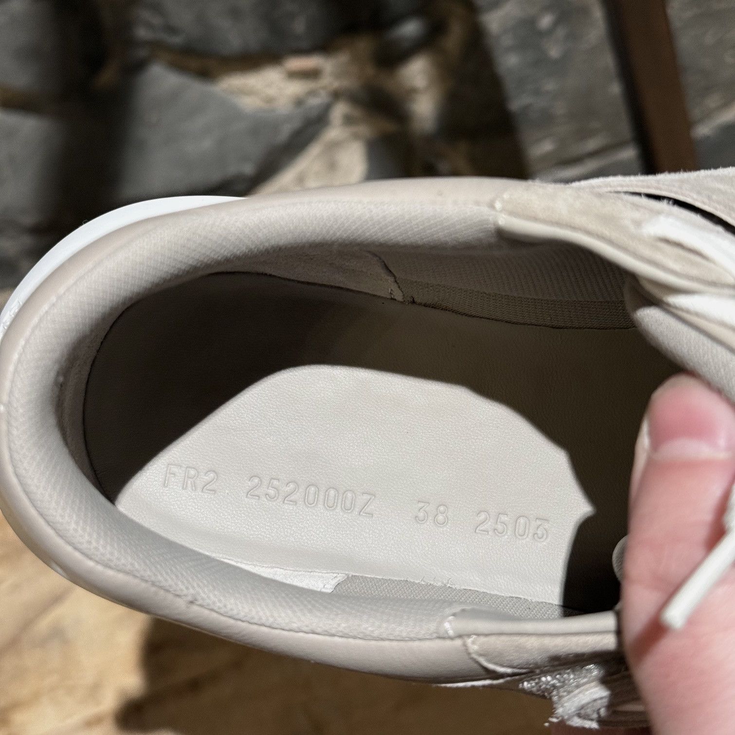 Hermes Hermès Beige Galet Loop Sneakers Size US 8 / IT 38 - 11 Thumbnail