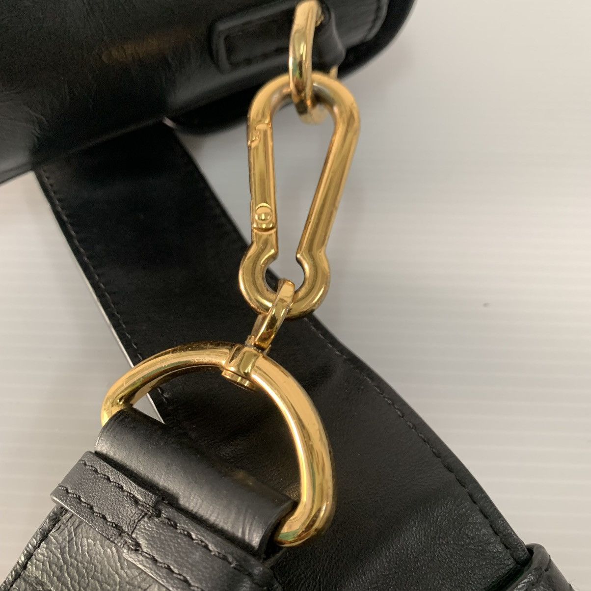 Dior Christian Dior Leather Black Crossbody Bag Size ONE SIZE - 9 Thumbnail