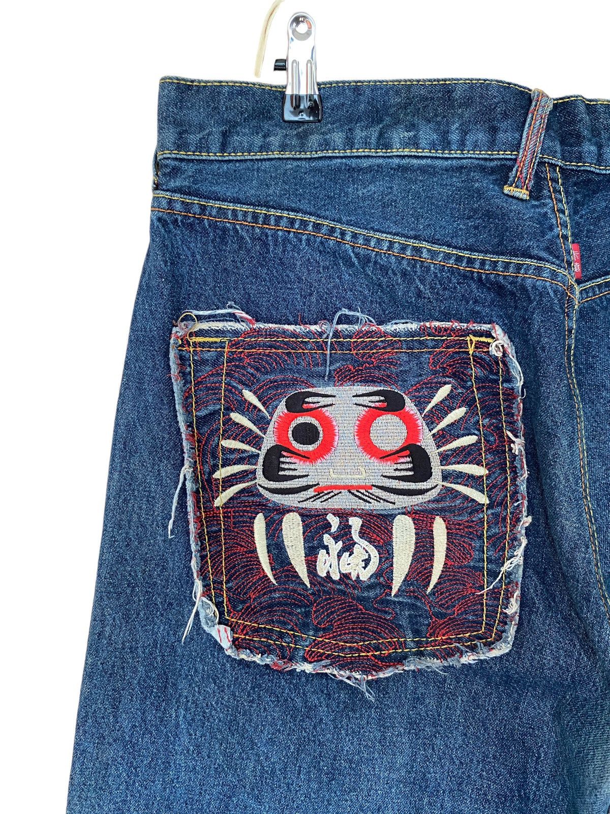 If Six Was Nine × Japanese Brand × RMC Jeans Vintage Japanese Brand Red Monkey Sukajan Jeans 2000s Size US 37 - 7 Thumbnail