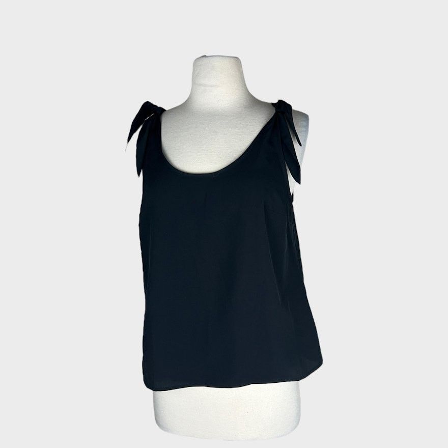 Target Basics A New Day | Crepe Tie Shoulder Tank Top Blouse | Med NWT Size M / US 6-8 / IT 42-44 - 4 Thumbnail