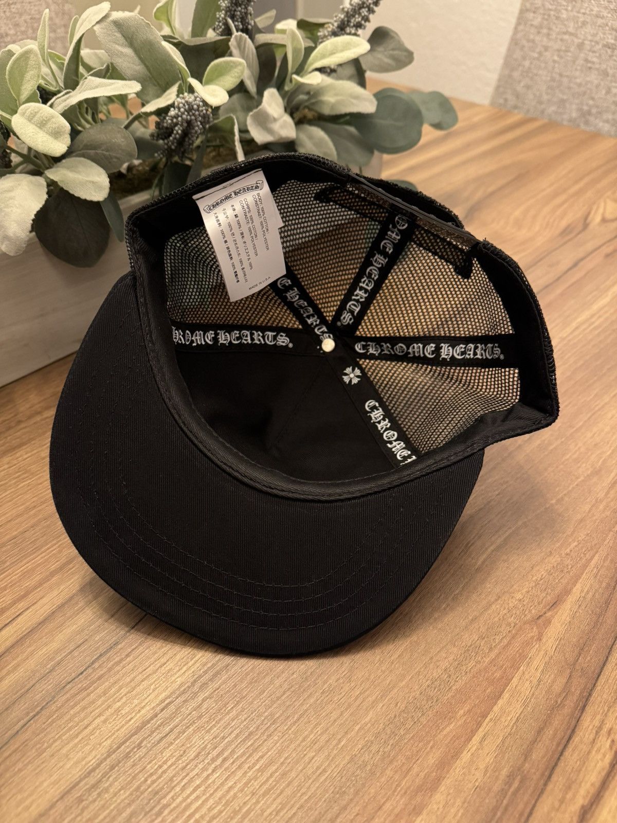 Chrome Hearts Chrome Hearts Plus Cross Seal Stamp Trucker Hat Size ONE SIZE - 4 Thumbnail