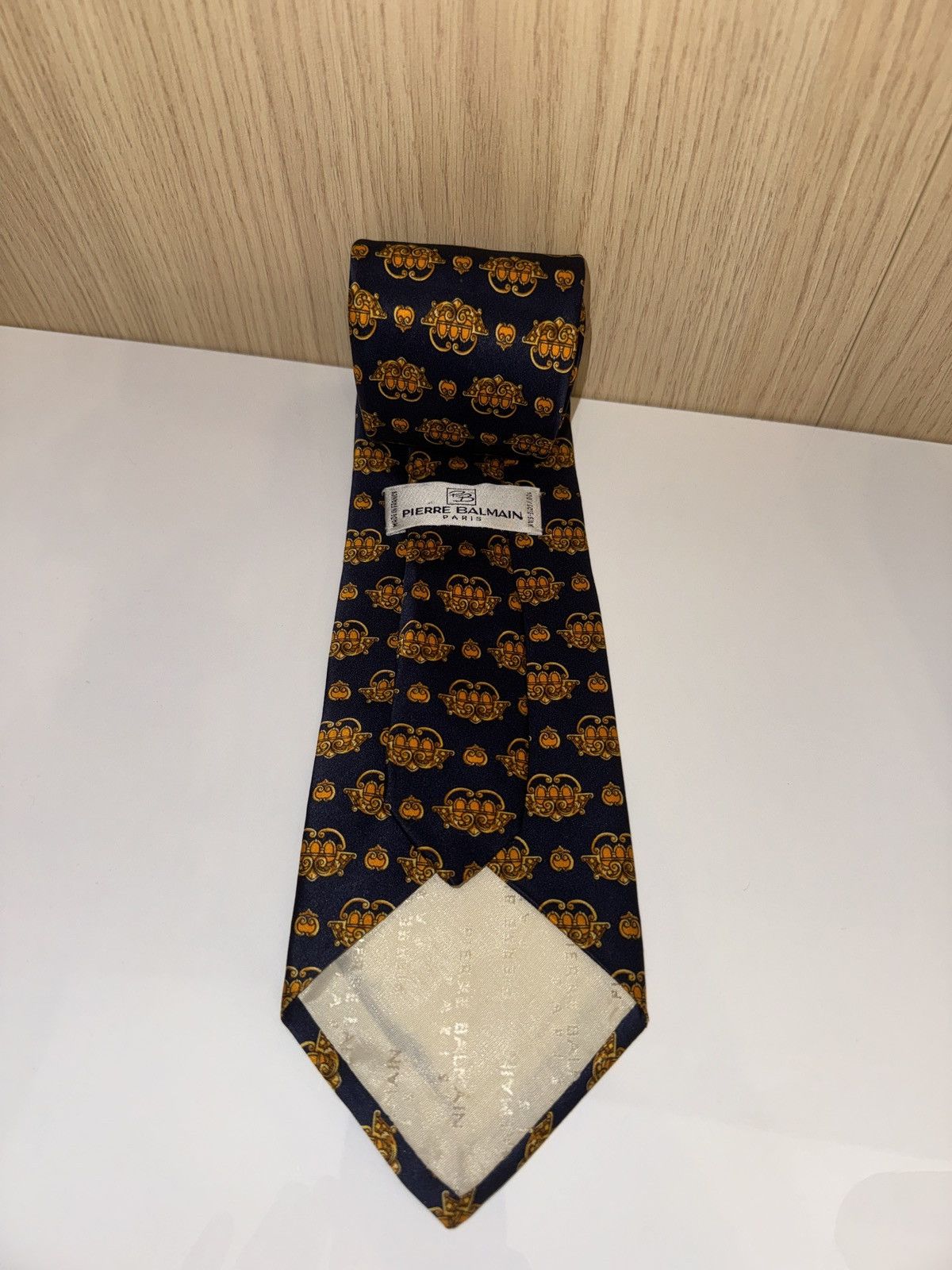 Balmain Balmain hand made silk tie Size ONE SIZE - 5 Thumbnail