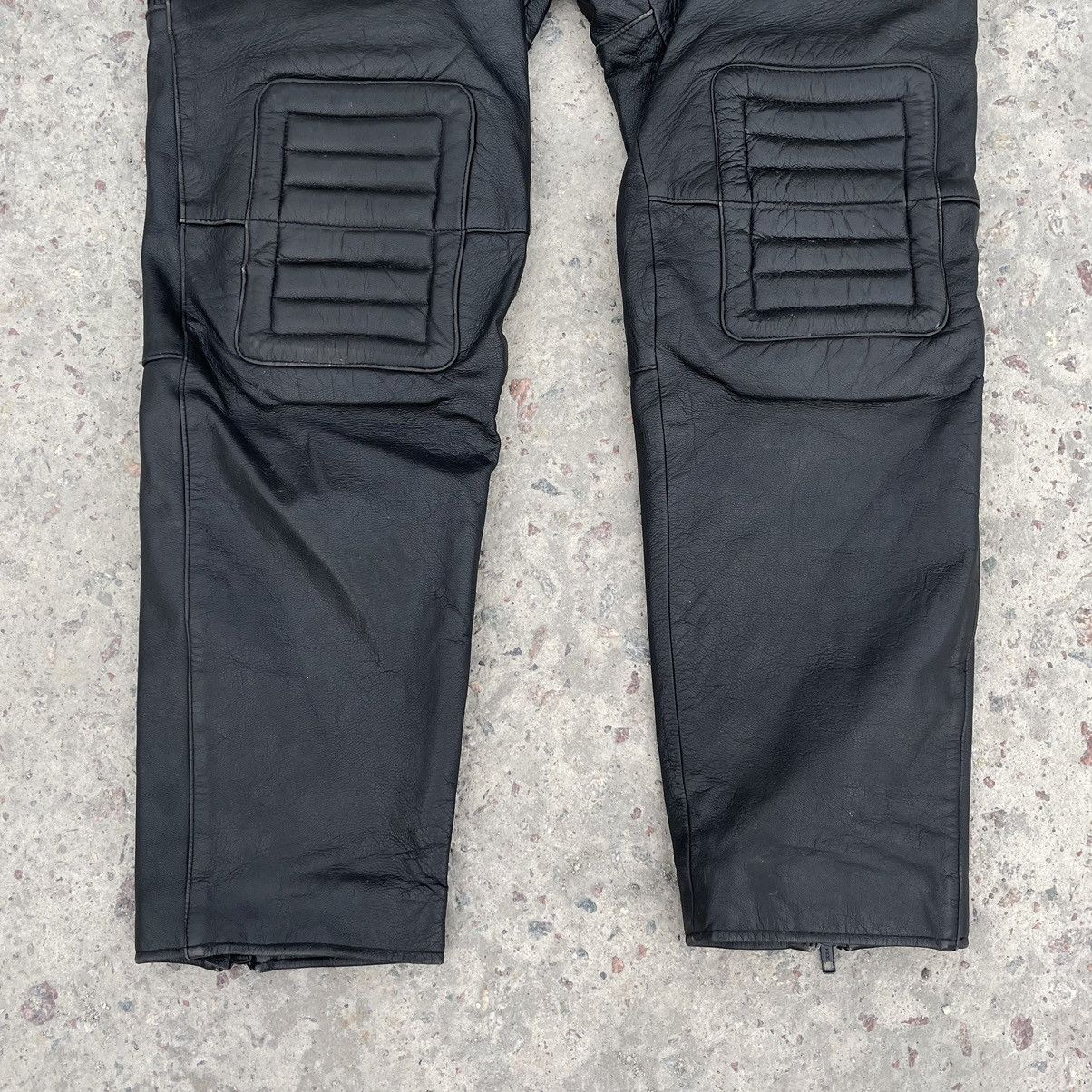 Vintage Vintage Moto Leather Pants 54 Y2K 90s USA Style Japan Size US 32 / EU 48 - 3 Thumbnail