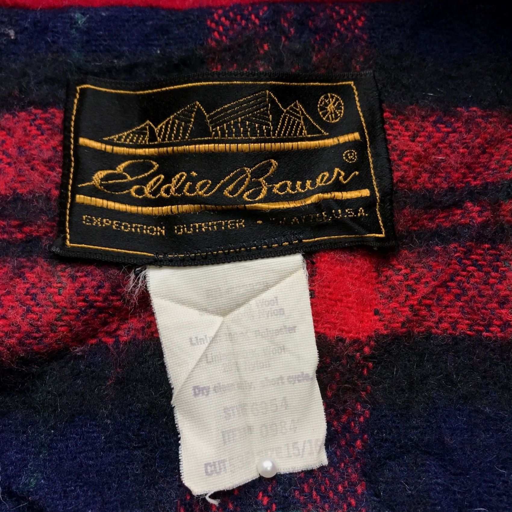 Eddie Bauer VINTAGE Eddie Bauer Hunting Wool Blend Jacket Womens Large 15/16 Red USA 80s 90s Wool Blend Overcoat Coat Pockets L Long Sleeve Mid-Length buttons Zip Size L / US 10 / IT 46 - 3 Thumbnail