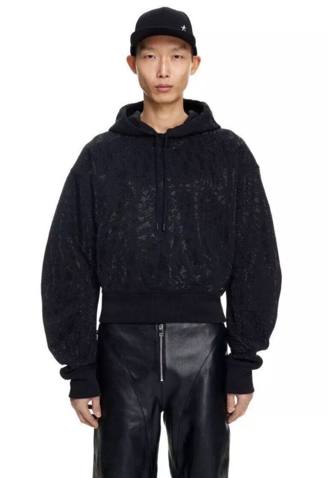 Mugler x HM パーカー mugler h&m limited edition Rhinestone hoodie | eBay