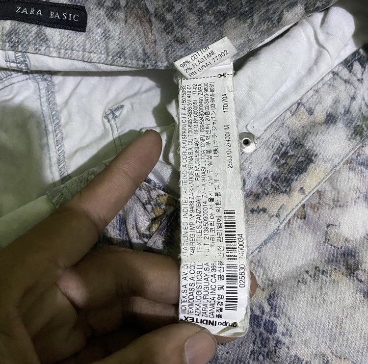 If Six Was Nine × Le Grande Bleu (L.G.B.) × Zara SNAKESKIN - ZARA LONGPANTS Size US 30 / EU 46 - 5 Thumbnail