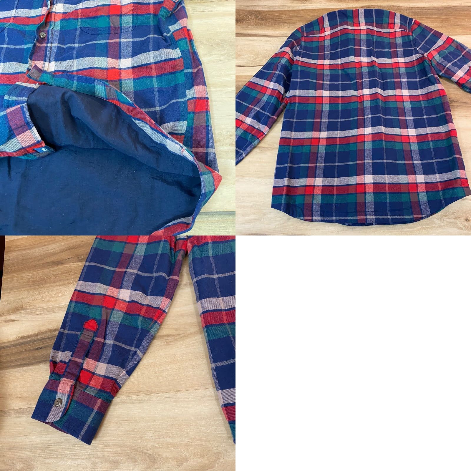 Vineyard Vines Vineyard Vines Shirt Jacket Mens Medium Blue Red Plaid Lined Crosby Shirt Size US M / EU 48-50 / 2 - 8 Thumbnail