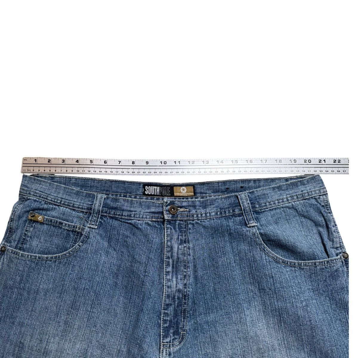 Southpole Vintage Southpole Y2K Baggy Jean Shorts Men's 42 Light Wash Size US 42 / EU 58 - 5 Thumbnail