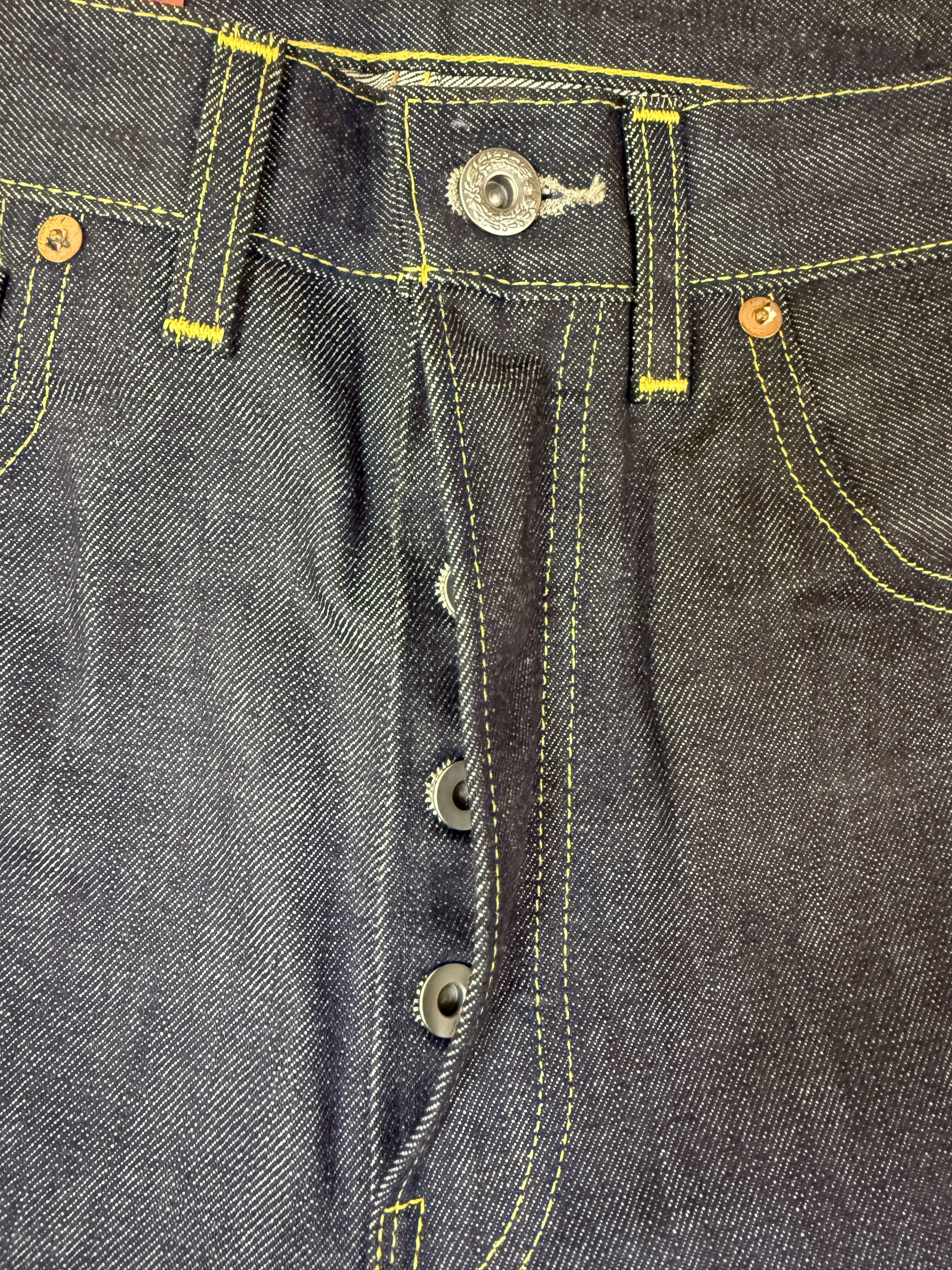 Levi's Vintage Clothing Levi's Vintage 1944 WWII S501XX Cone Mills Denim Jeans Size US 32 / EU 48 - 3 Thumbnail