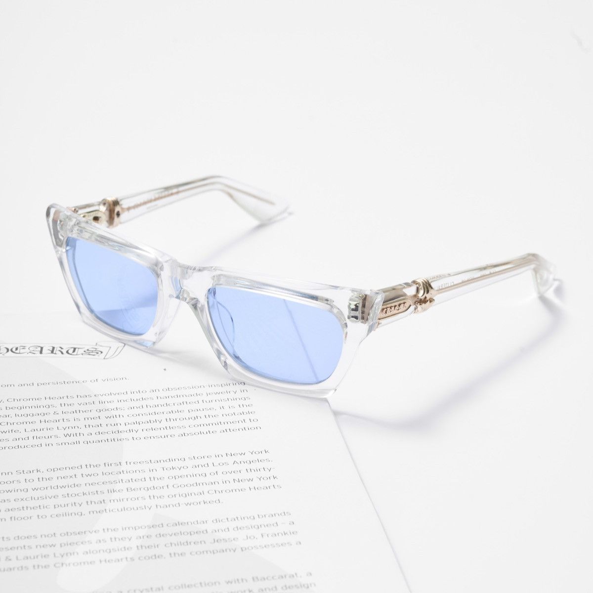 Chrome Hearts CHROME HEARTS CLITERALLY CRYSTAL SUNGLASSES Size ONE SIZE - 1 Thumbnail