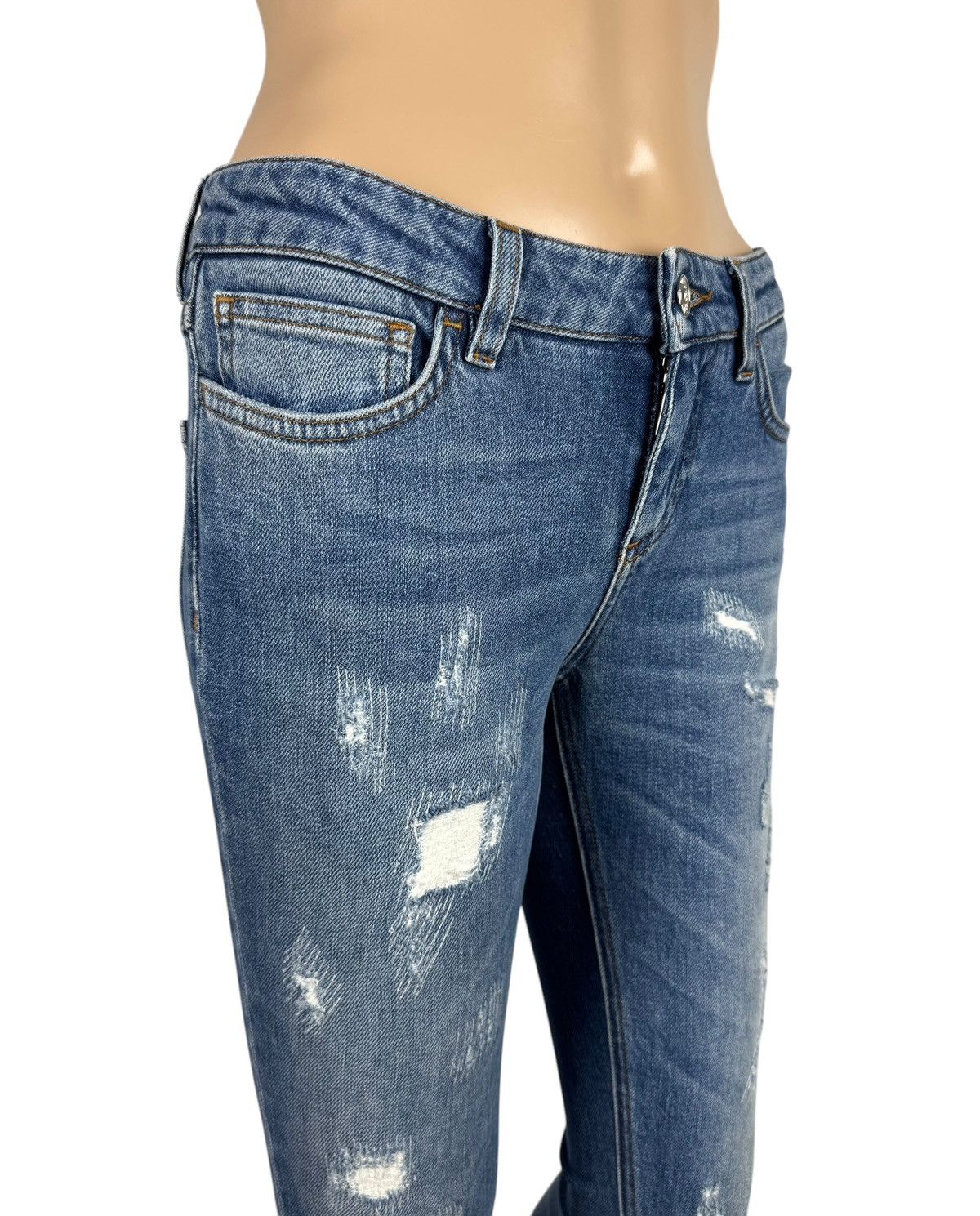 Dolce & Gabbana Dolce & Gabbana Blue Cropped Slim Jeans Stretch size 36 Size 25" / US 0 / IT 36 - 9 Thumbnail