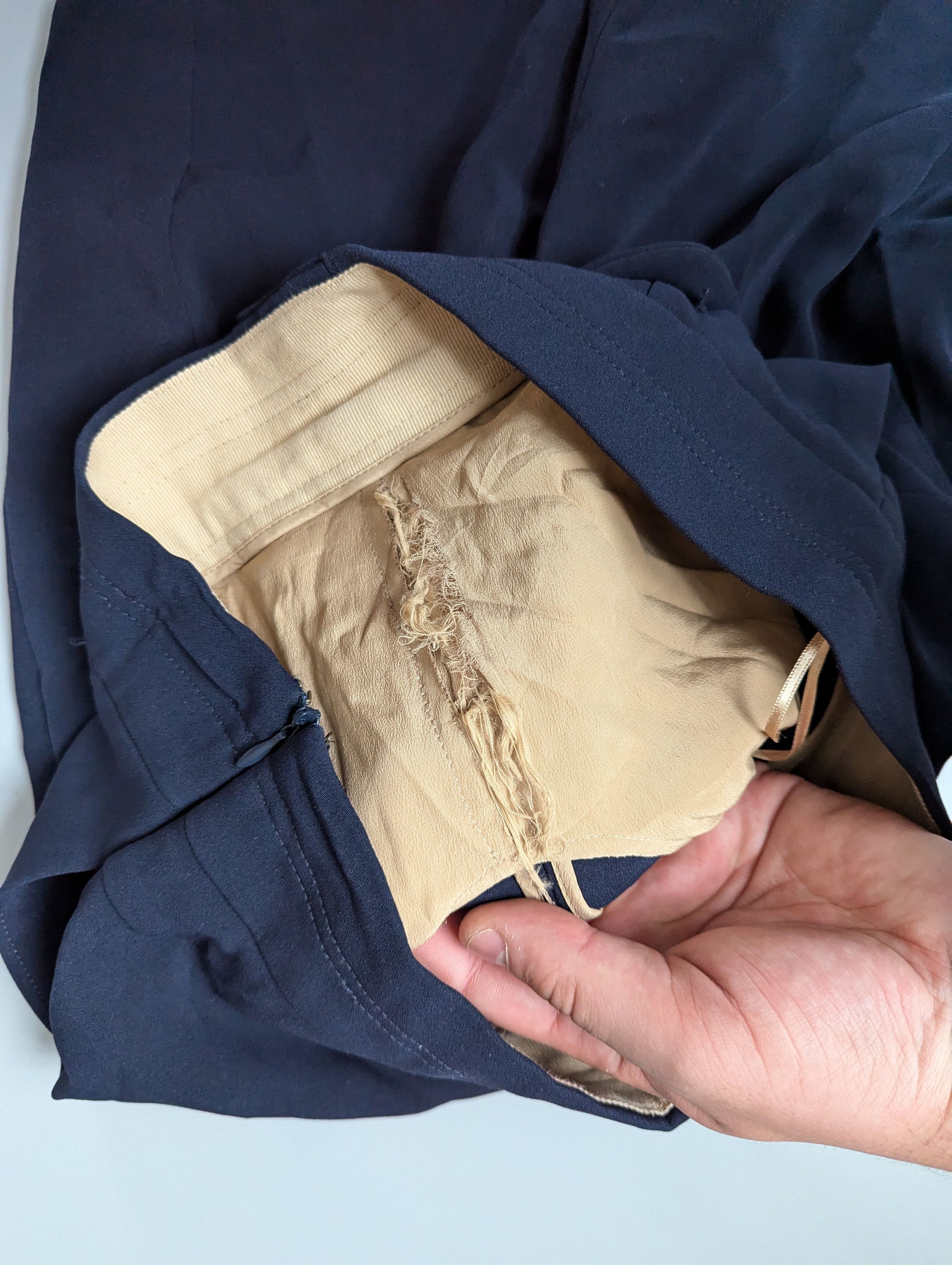 Chloe Chloé Straight pants navy Size 25" / US 0 / IT 36 - 8 Thumbnail