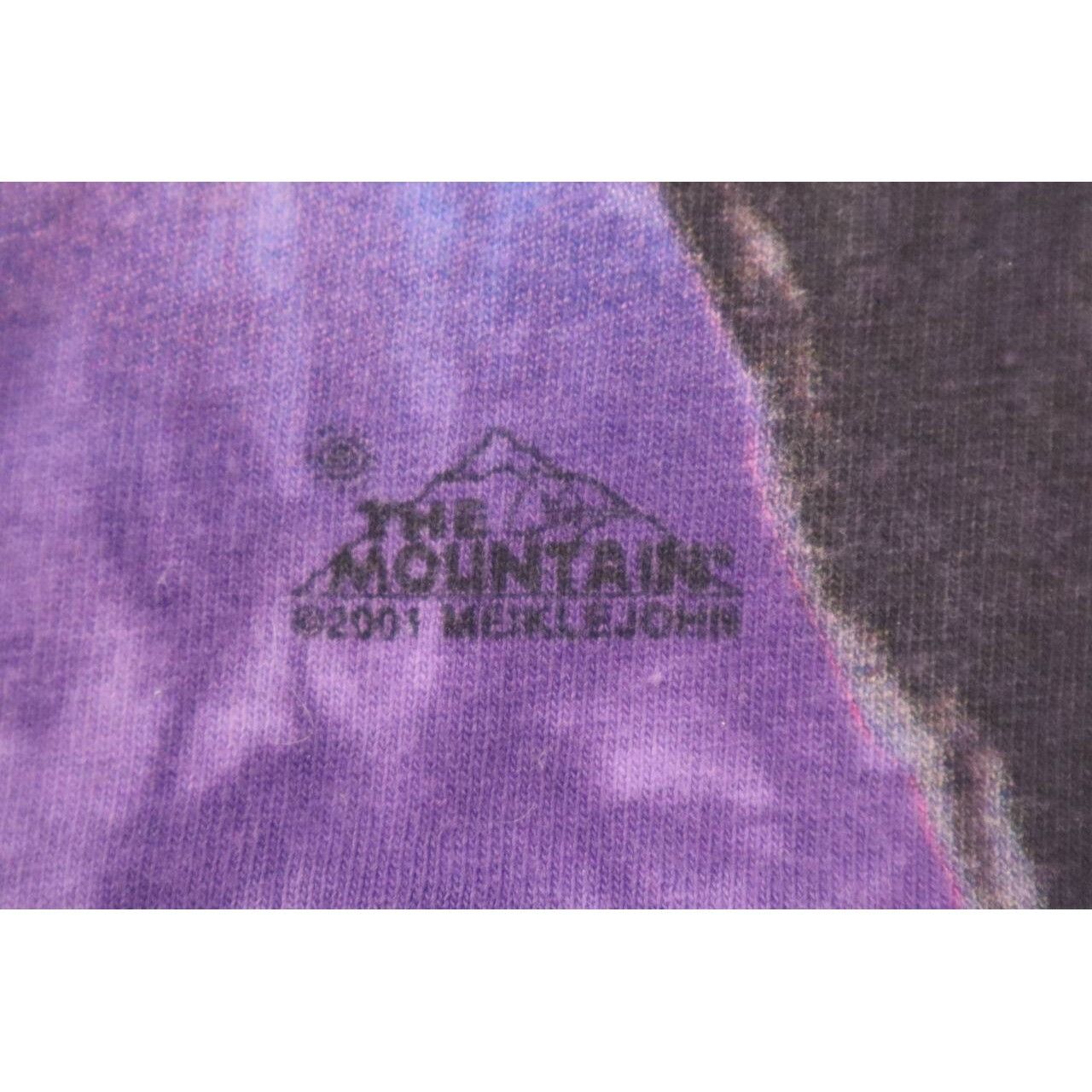 The Mountain VTG 2001 The Mountain Wolf Native Graphic Tie Dye T-Shirt Size US XL / EU 56 / 4 - 3 Thumbnail