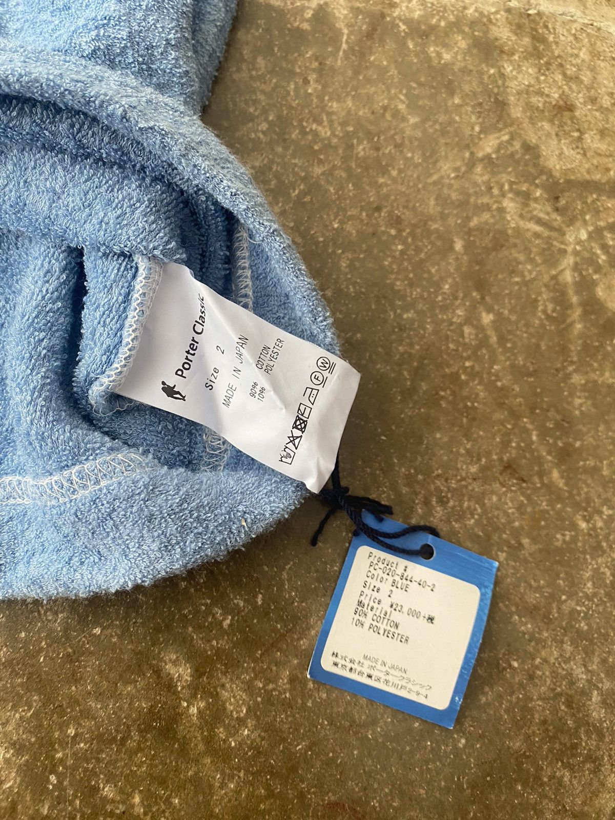 Porter Classic Porter Classic Oversize V Neck Tee Kapital Blue Blue Japan Size US M / EU 48-50 / 2 - 7 Thumbnail