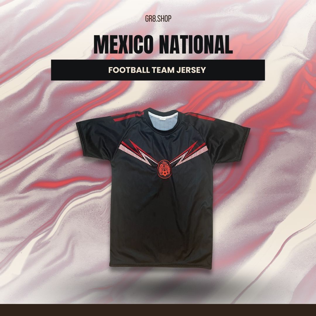 Other Mexico National Football Team Jersey Black/Red Design Lightw Size US S / EU 44-46 / 1 - 1 Thumbnail