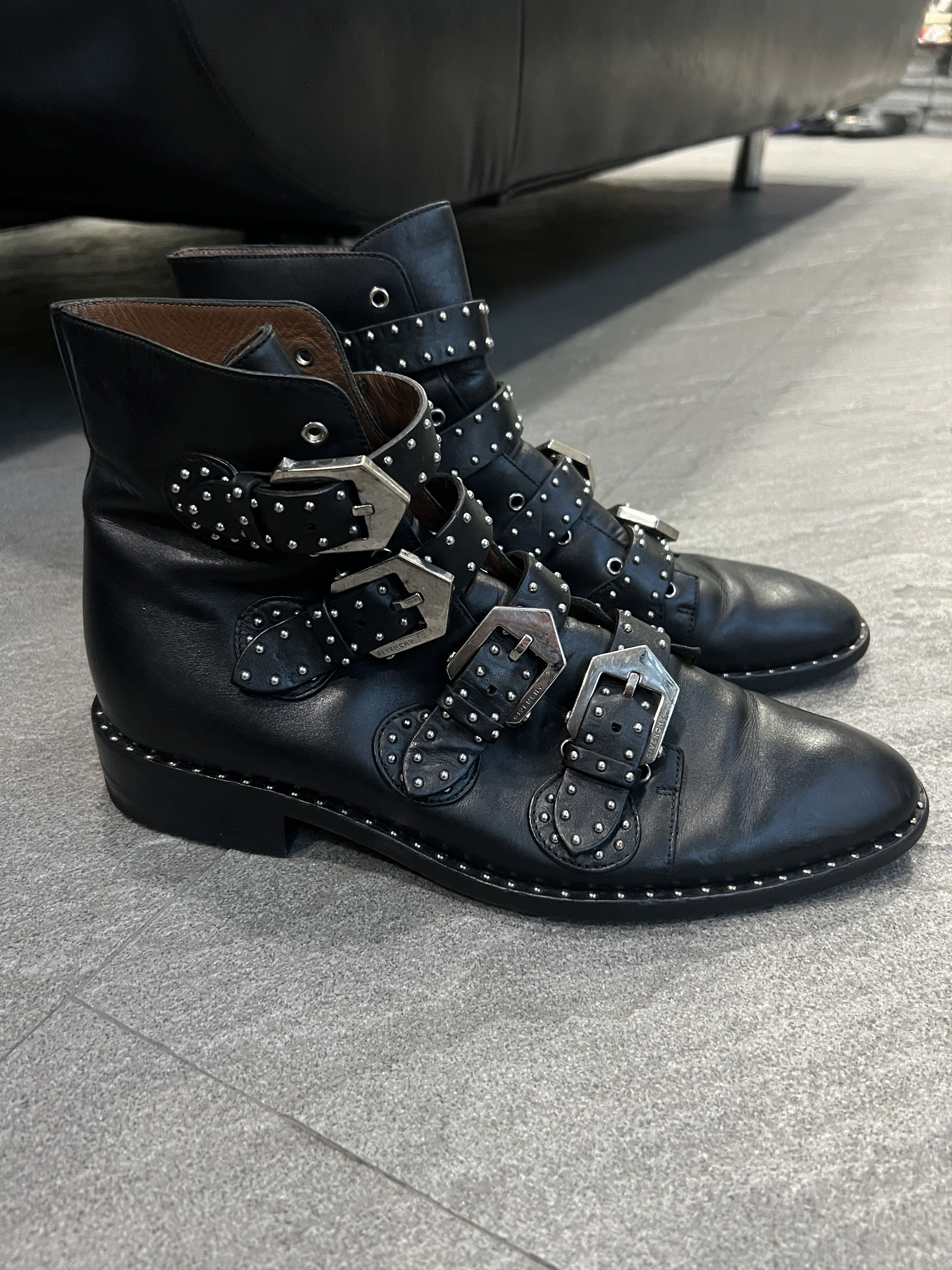 Givenchy Givenchy Studded Multi Buckle Harness Boots 41 Size US 8 / EU 41 - 4 Thumbnail