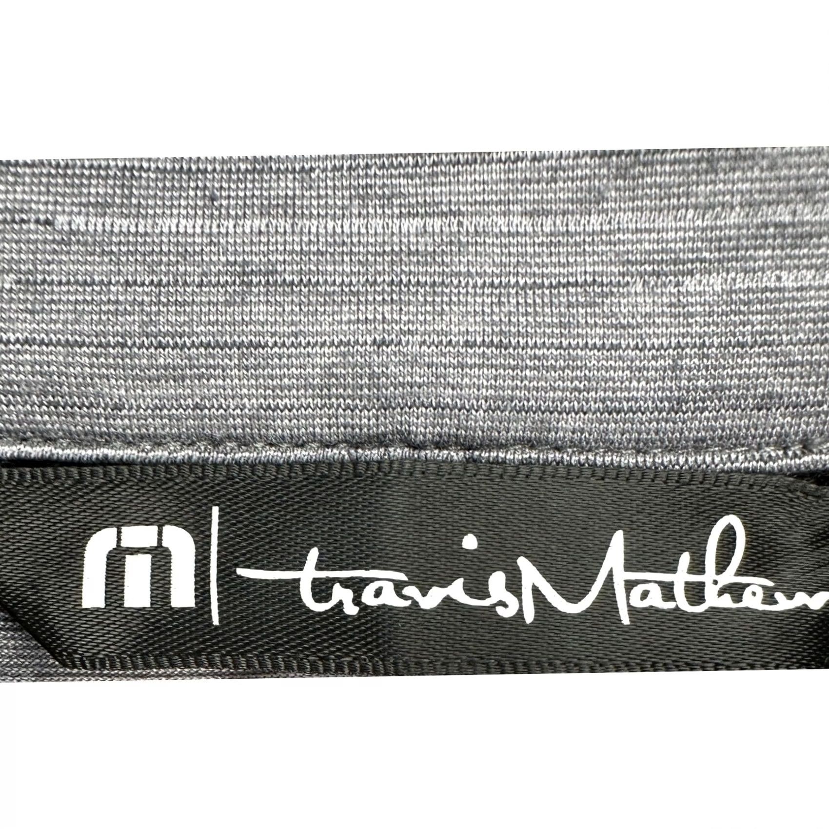 TravisMathew Travis Mathew Men Pullover Shirt Small Grey Heather Quarter Zip Stretch Athletic Size US S / EU 44-46 / 1 - 4 Thumbnail
