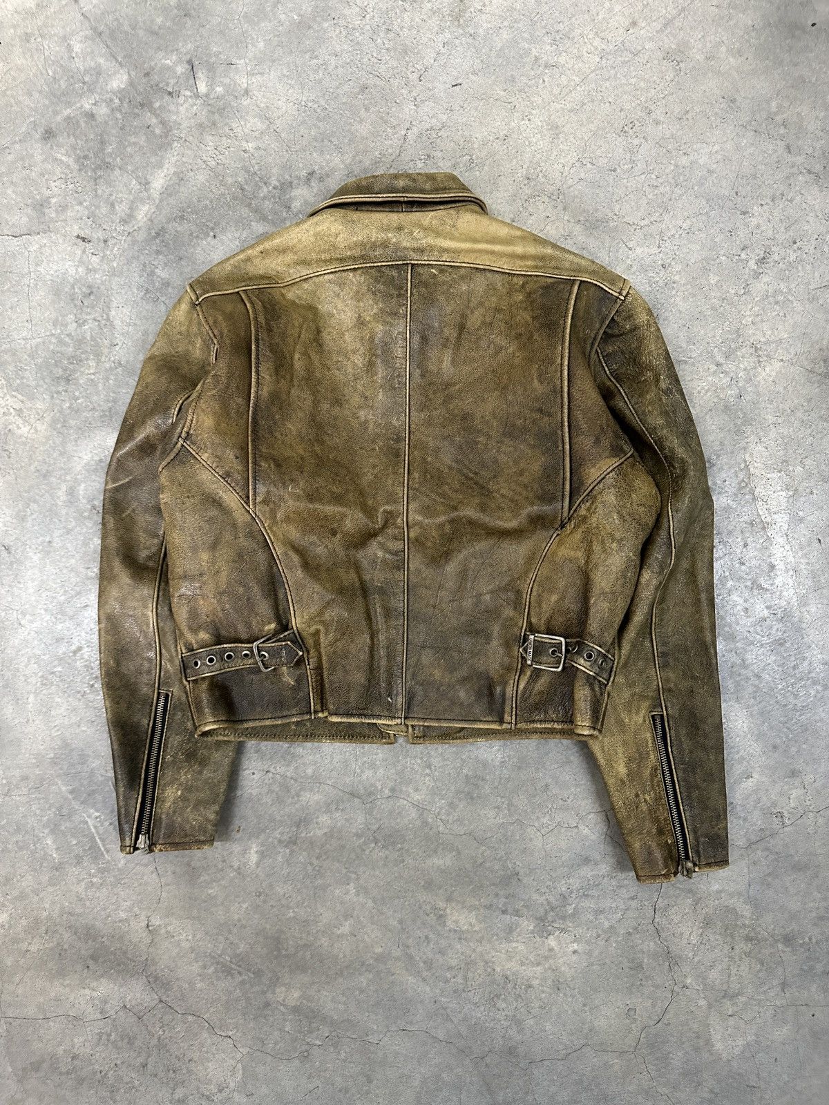 I Am Not A Human Being × Vintage Vintage Human Being Leather Jacket Size US M / EU 48-50 / 2 - 14 Thumbnail
