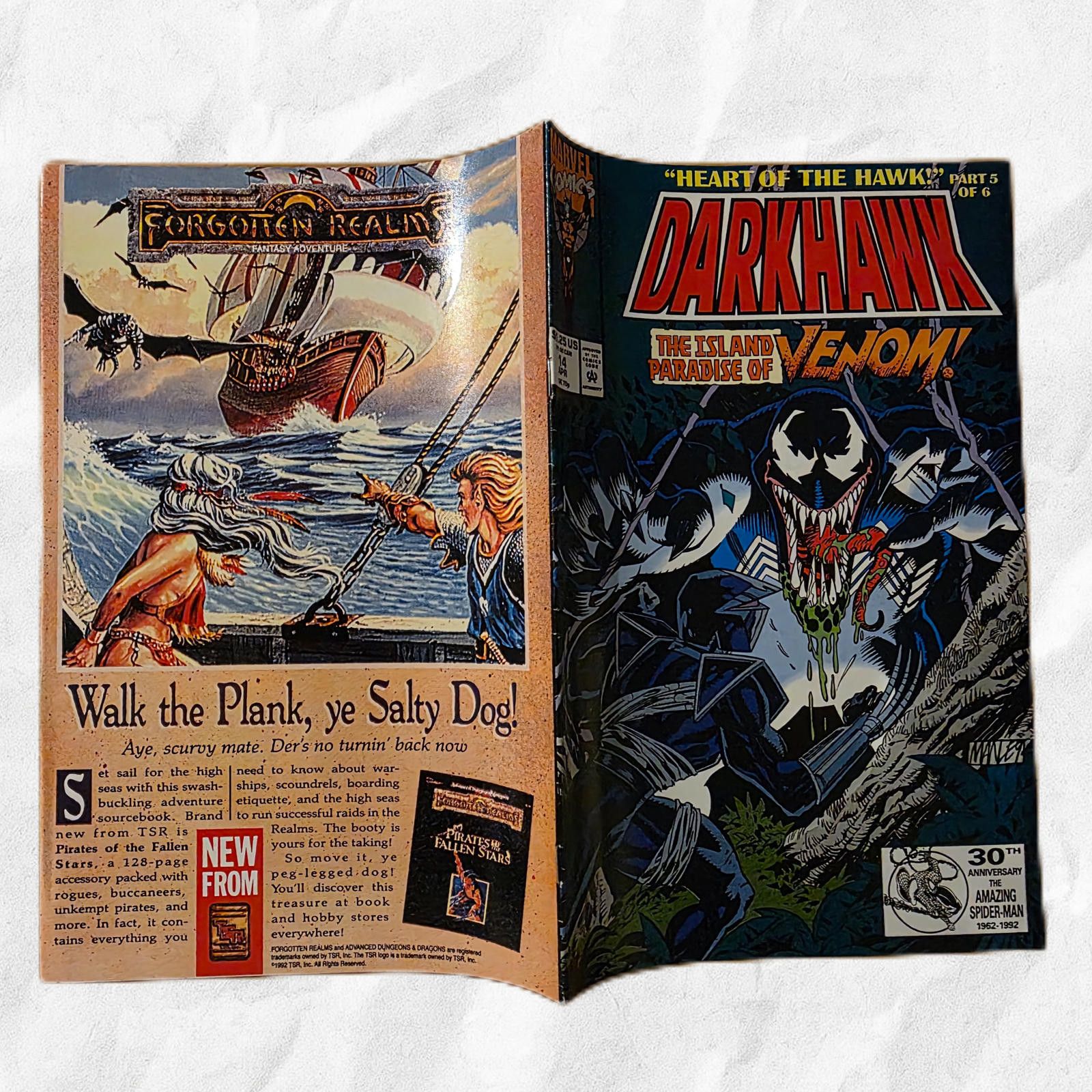 Marvel Comics Darkhawk #14 NM 1992 Heart of the Hawk Comic (C) Size ONE SIZE - 3 Thumbnail