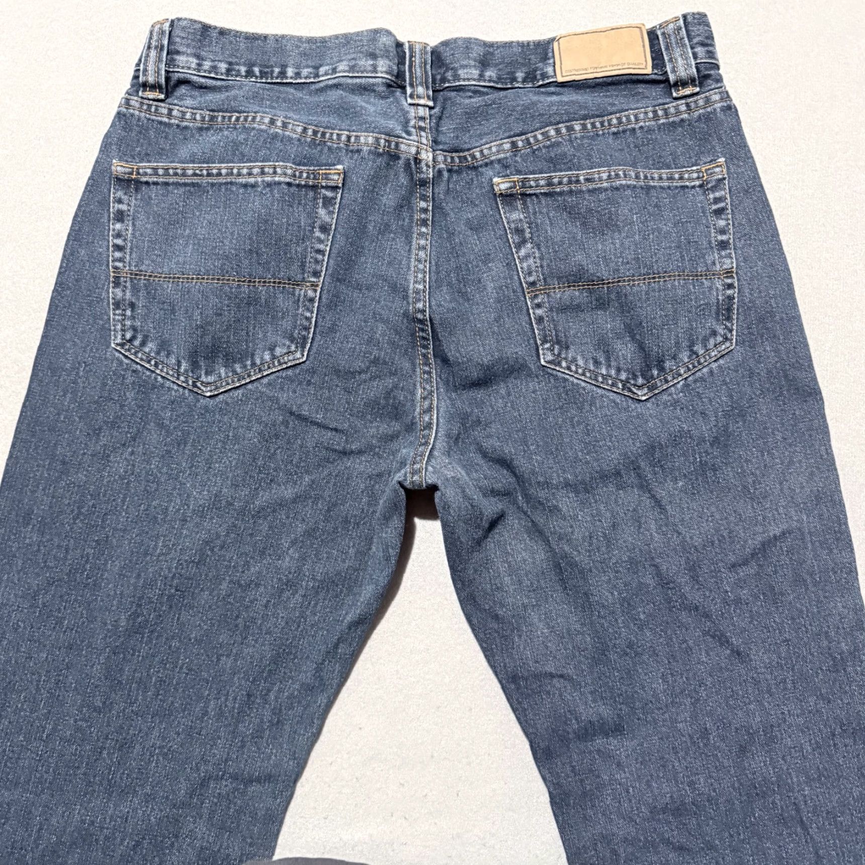 Vintage Urban Pipeline Jeans Men Blue Denim Mid Rise Straight Button Fly 34x32 Jeans Size US 34 / EU 50 - 3 Thumbnail