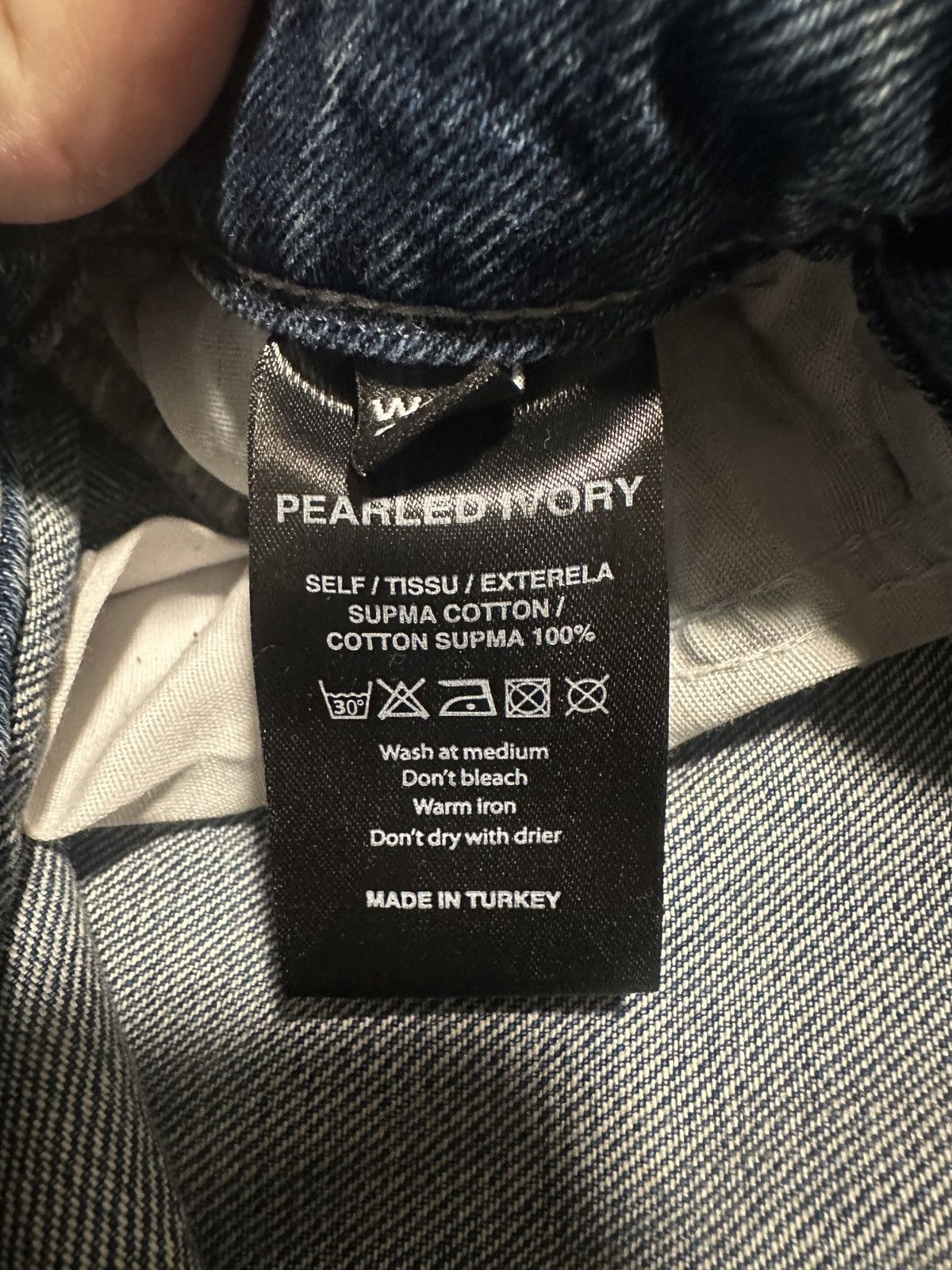 Pearled Ivory Pearled Ivory Jeans Light Wash Indigo Size US 38 / EU 54 - 5 Thumbnail