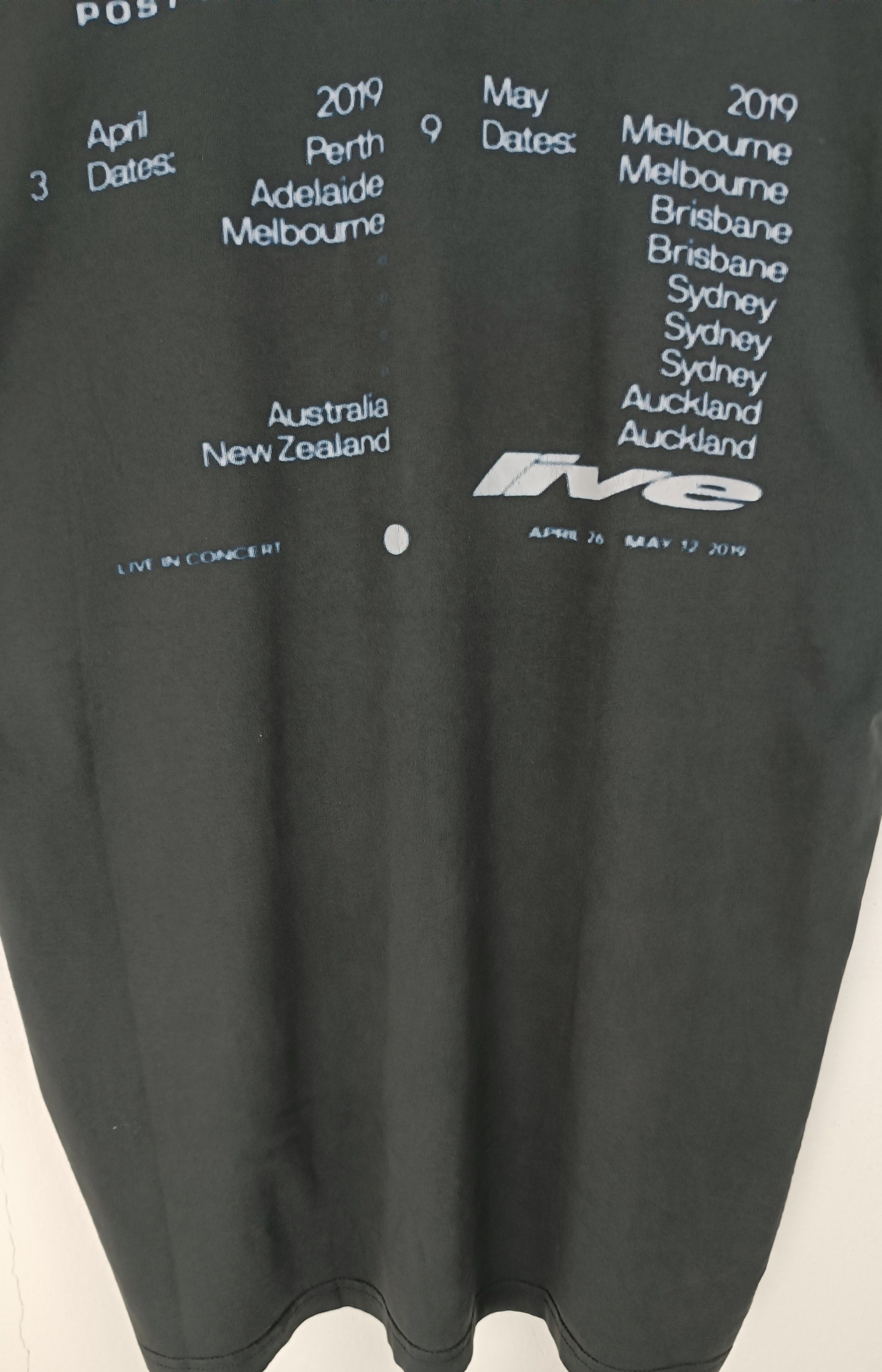 Rap Tees POST MALONE 2019 PERTH AUSTRALIA TOUR TEE POSTY Size US XL / EU 56 / 4 - 12 Thumbnail