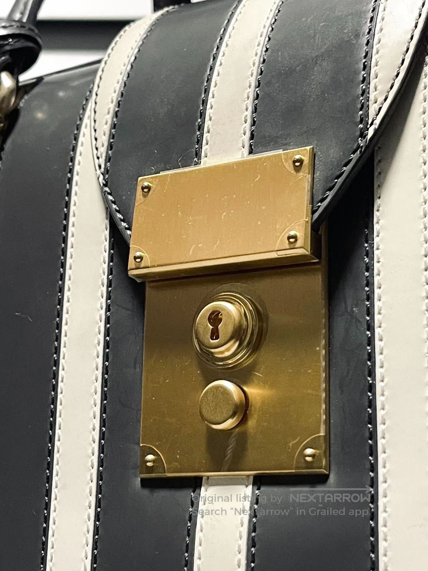 Thom Browne Thom Browne Striped Doctor's Handbag. Size ONE SIZE - 4 Thumbnail