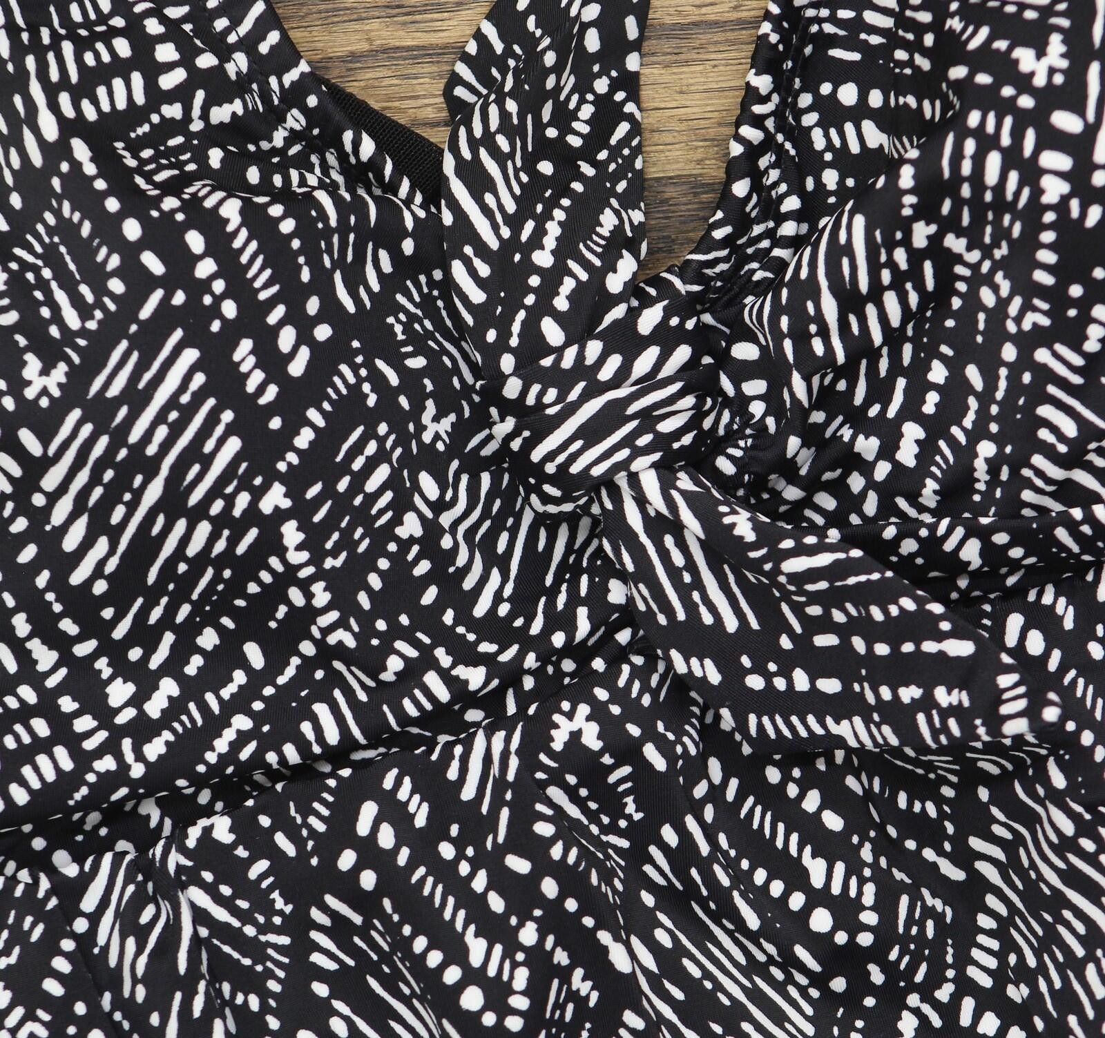 Other Nwt Swim Solutions One Swimdress Swimsuit Black / White 12 Size ONE SIZE - 6 Thumbnail