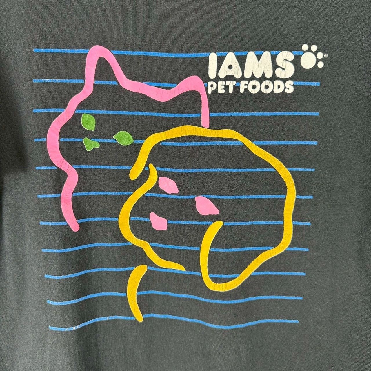 Vintage Vintage 90s I Ams Pet Foods Artwork Promo T-shirt Size US L / EU 52-54 / 3 - 2 Thumbnail