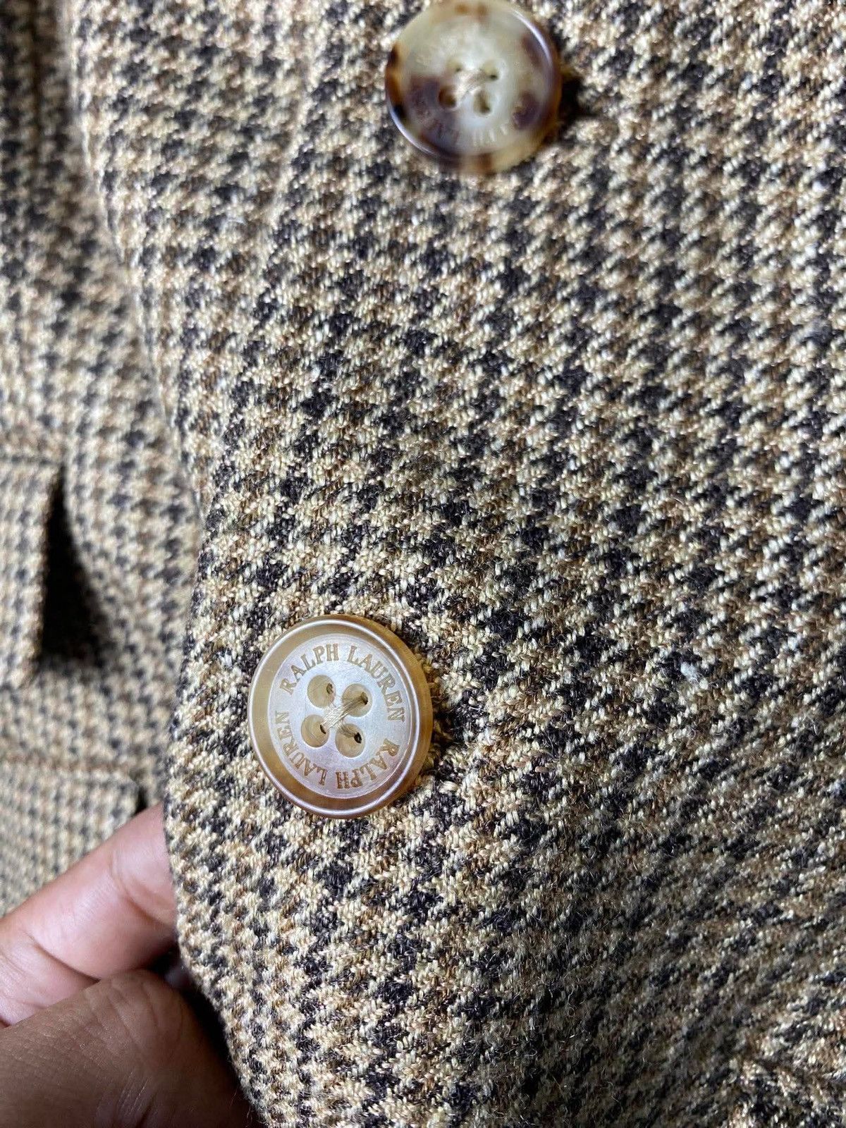 Ralph Lauren Purple Label Polo Ralph Lauren Purple Label Adryan Blazer in Brown Tweed Size 40S - 5 Thumbnail