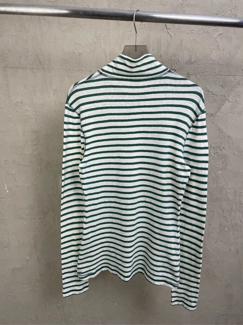 Loewe loewe Green and white striped embroidered small logo high-n Size US M / EU 48-50 / 2 - 2 Thumbnail