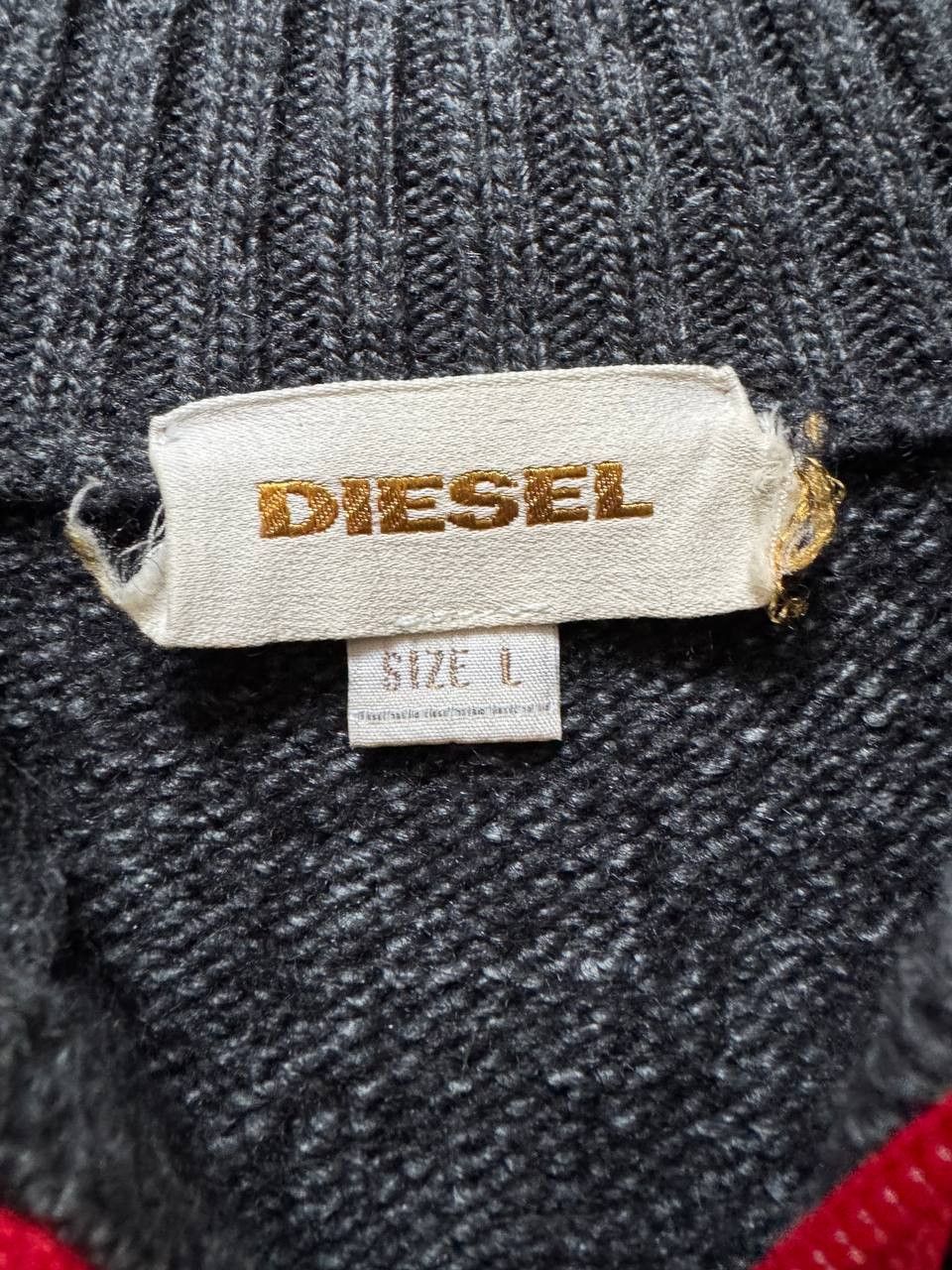 Diesel Vintage Diesel Knit Zip Wool Sweater Avant Garde Japanese Size L / US 10 / IT 46 - 8 Thumbnail