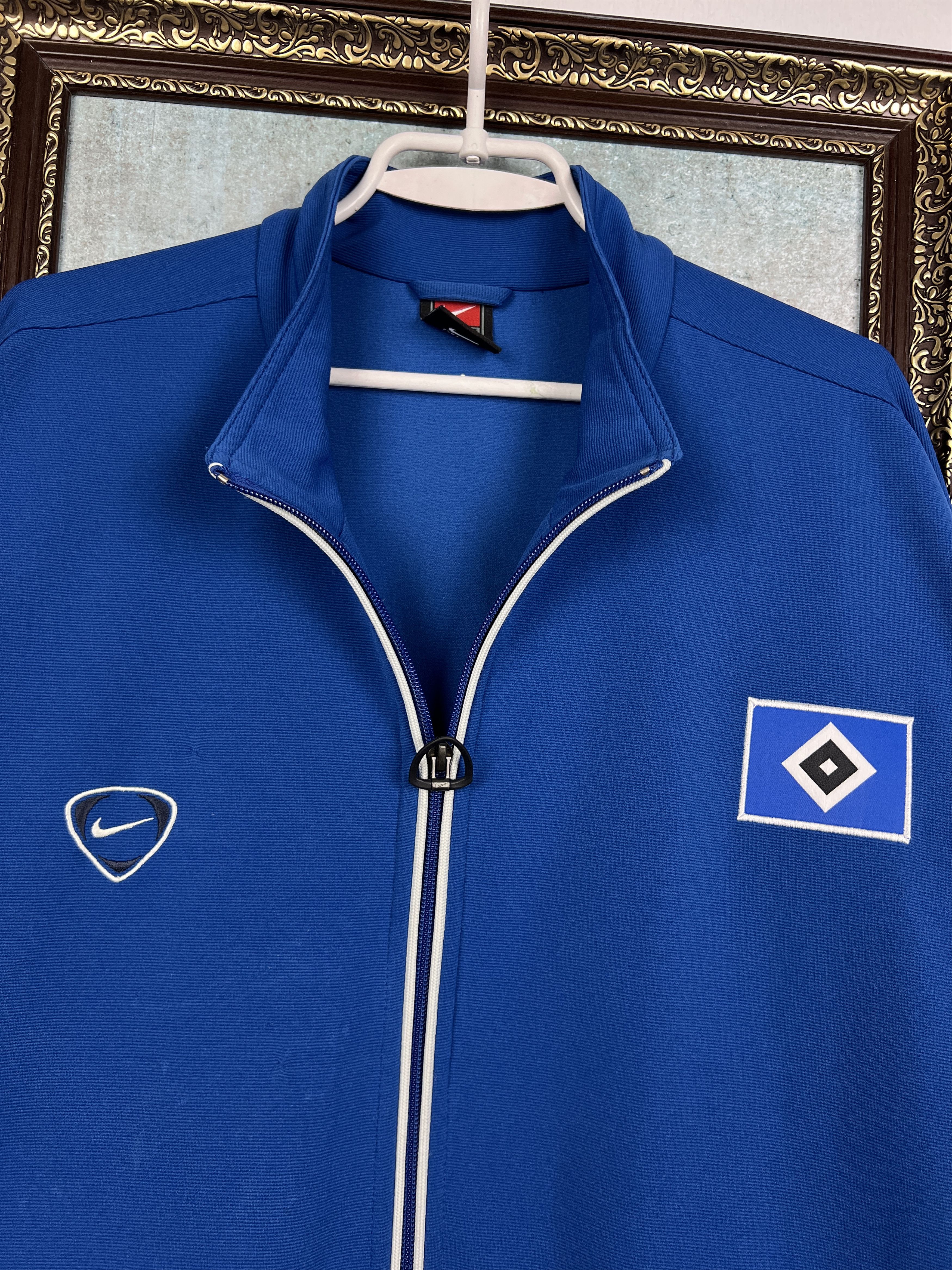 Nike Vintage Hamburg Football Jacket Soccer Track Top Train Zip Size US XXL / EU 58 / 5 - 4 Thumbnail