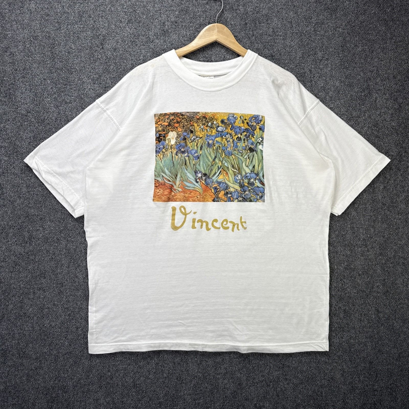 Arts & Science Vintage Vincent Van High Shirt Mens 2XL White 90s Garden Of Size US XXL / EU 58 / 5 - 1 Thumbnail