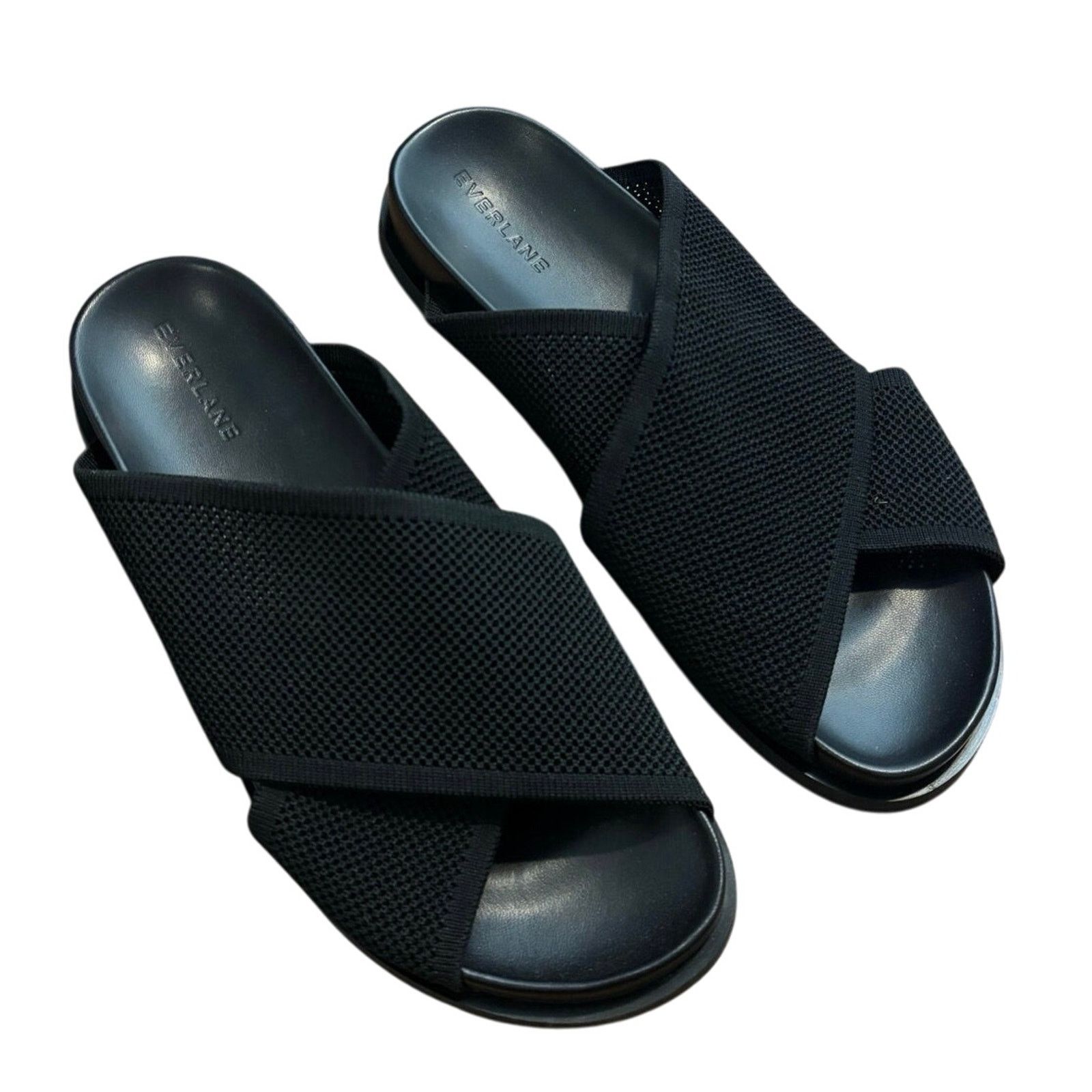 Everlane NEW Everlane The ReKnit Form Crossover Sandal Black Size 9 Size US 9 / IT 39 - 4 Thumbnail